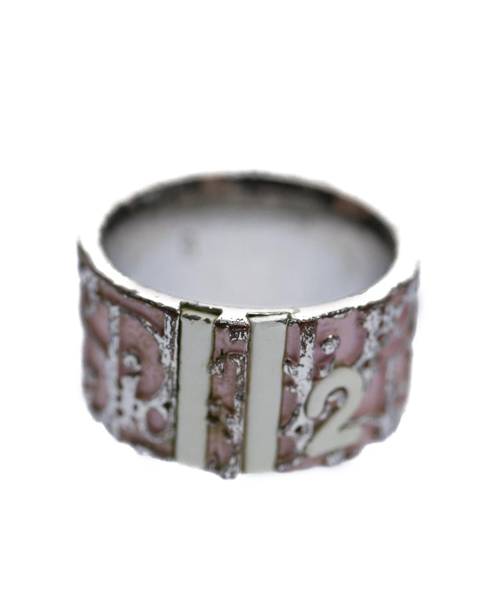 image of Christian Dior Monsieur Metal Pink Christian Dior Ring - Rank C, Women's