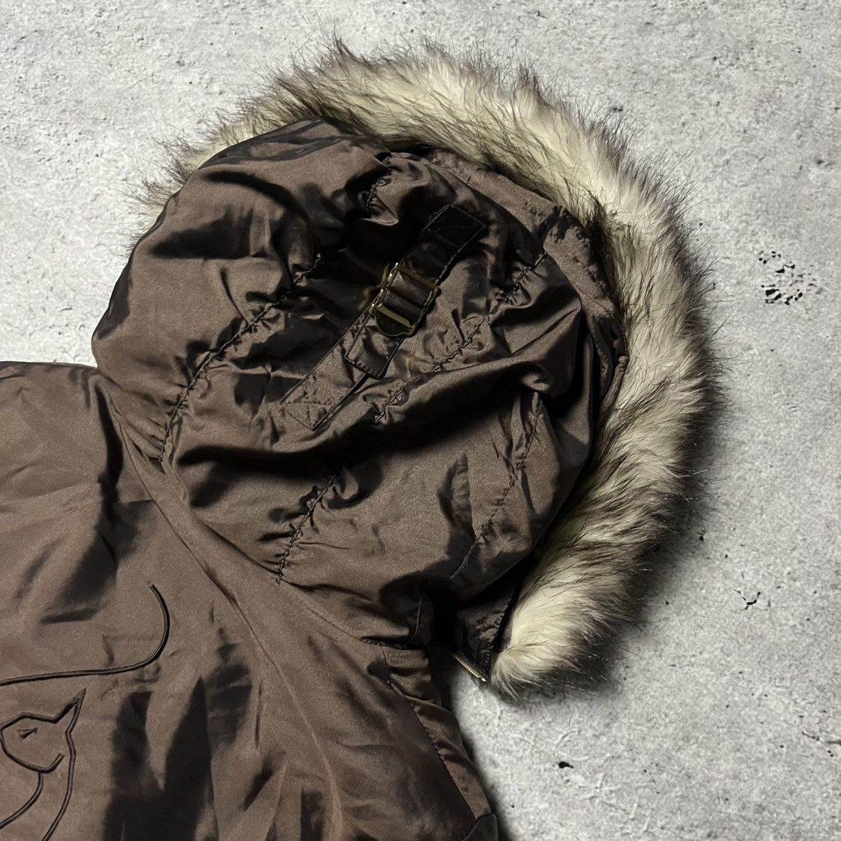 Other Vintage avant garde baby phat fur bomber jacket S y2k 00s Size S / US 4 / IT 40 - 10 Thumbnail