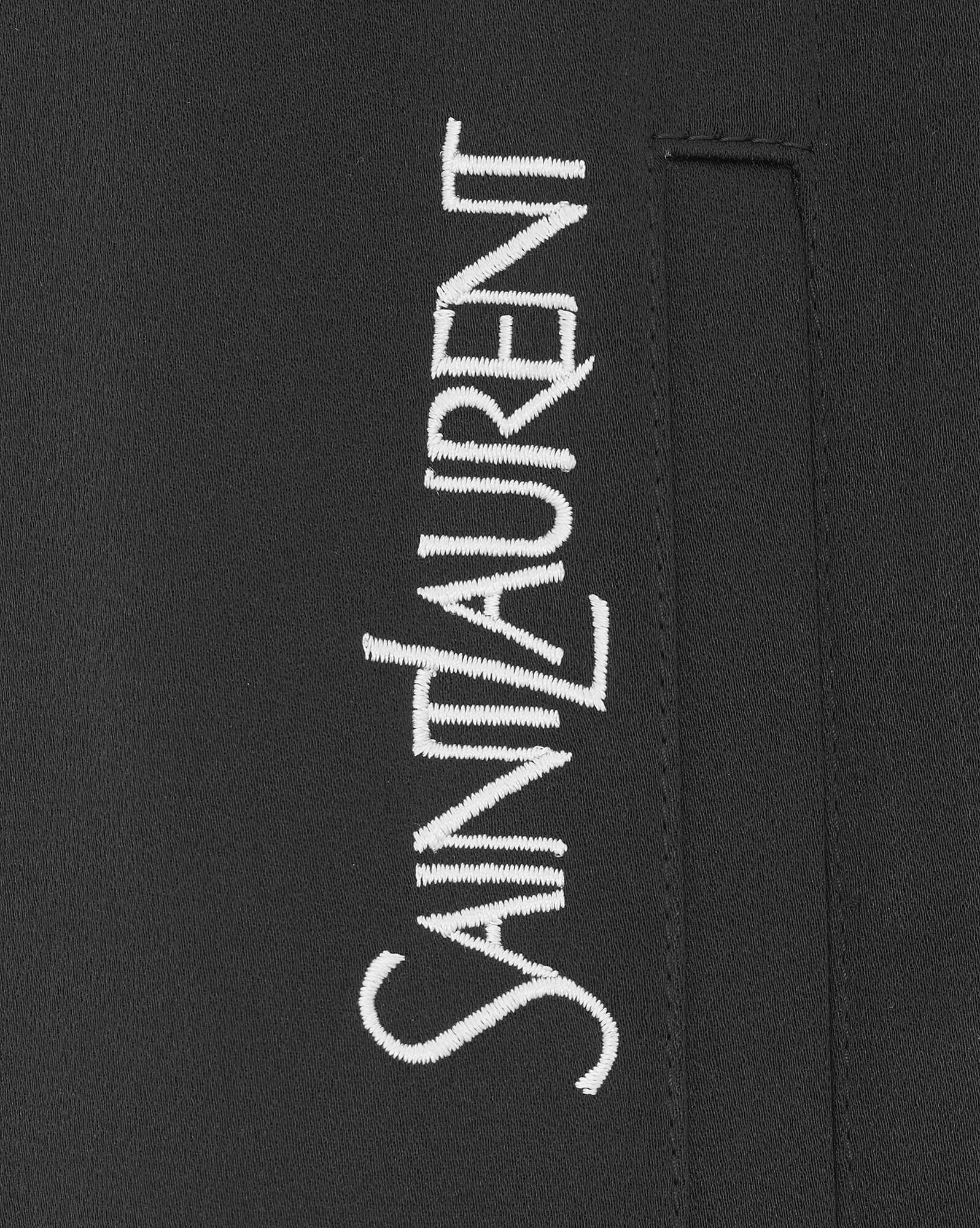 Saint Laurent Paris oc11z1225 737560 Sweatpants & Joggers in Crepe Satin Black Size US 28 / EU 44 - 5 Thumbnail