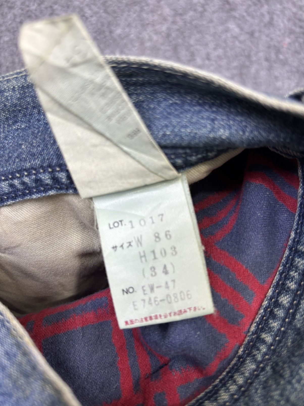 Edwin 💥BAGGY💥Vintage Dirty Edwin Carpenter Jeans F939 Size US 34 / EU 50 - 21 Thumbnail