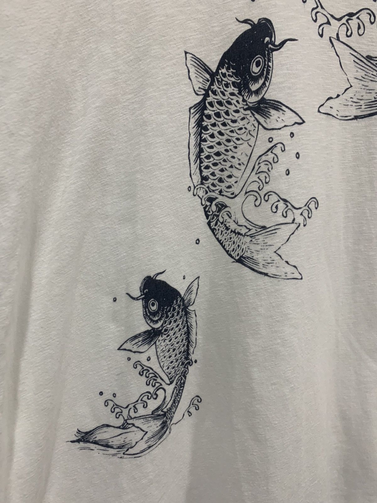 Japanese Brand Fish Koi Japanese Sukajan Tattoos T-Shirt Size US L / EU 52-54 / 3 - 3 Thumbnail