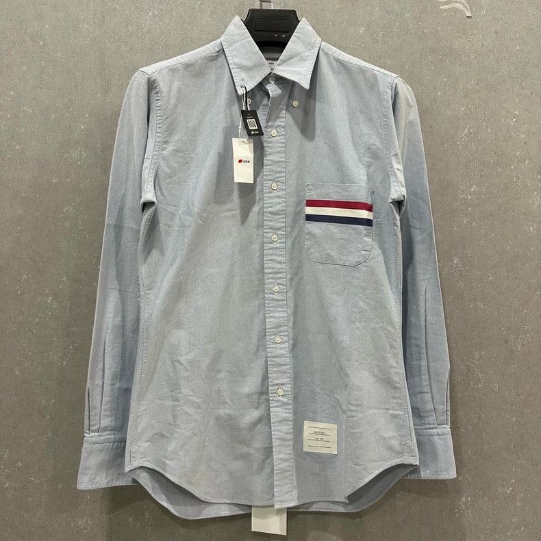Thom Browne Thom Browne Blue shirt Size US M / EU 48-50 / 2 - 1 Thumbnail
