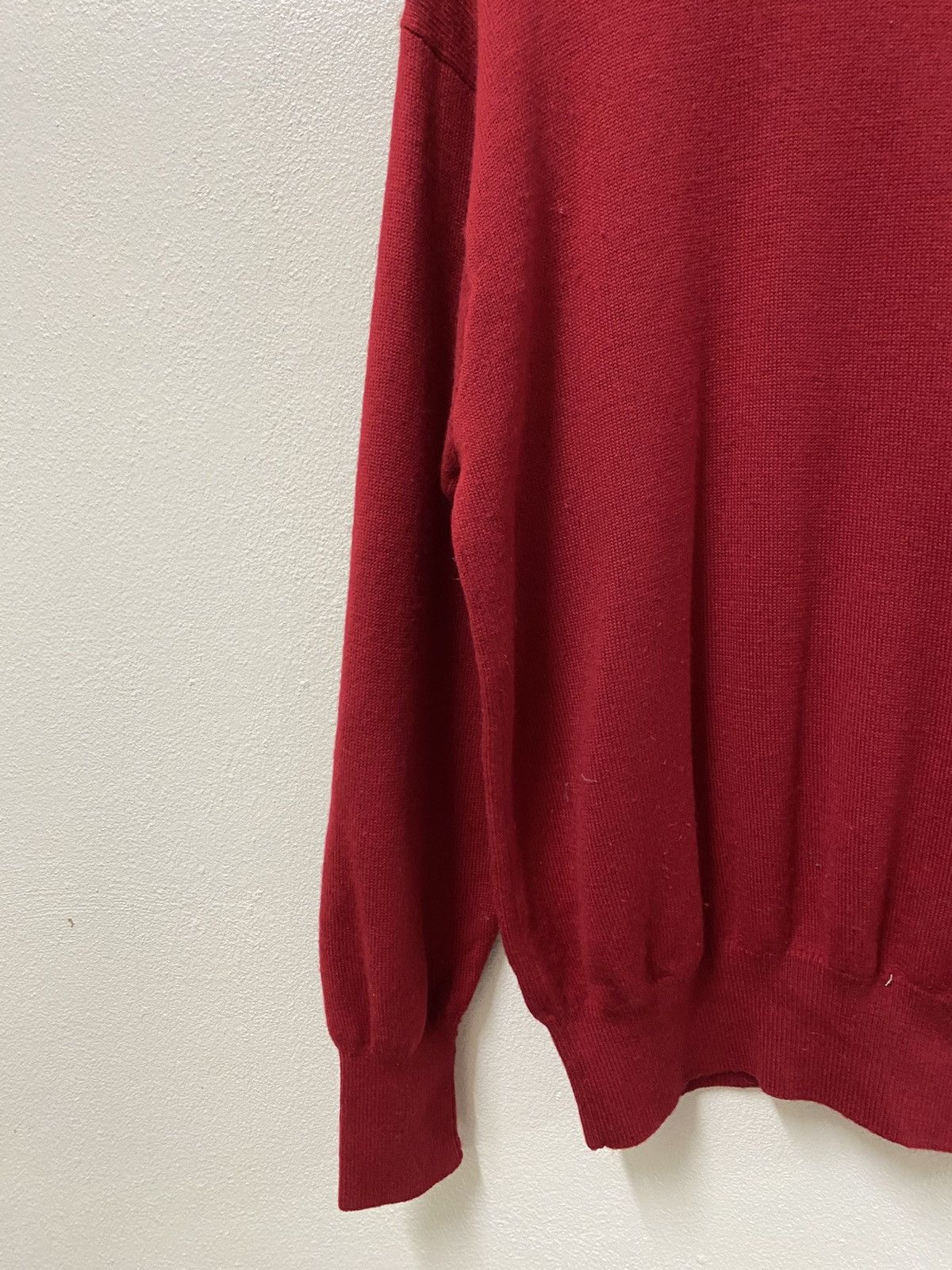 Yves Saint Laurent Vtg Yves Saint Laurent YSL Knitwear Red Size US L / EU 52-54 / 3 - 5 Thumbnail