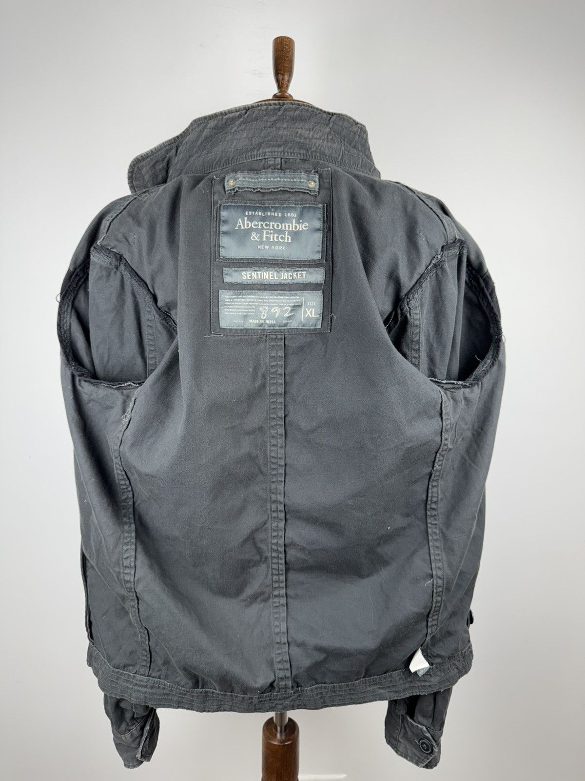 Vintage Men’s Vintage Abercrombie Fitch Sentinel Military Jacket Size US XL / EU 56 / 4 - 5 Thumbnail