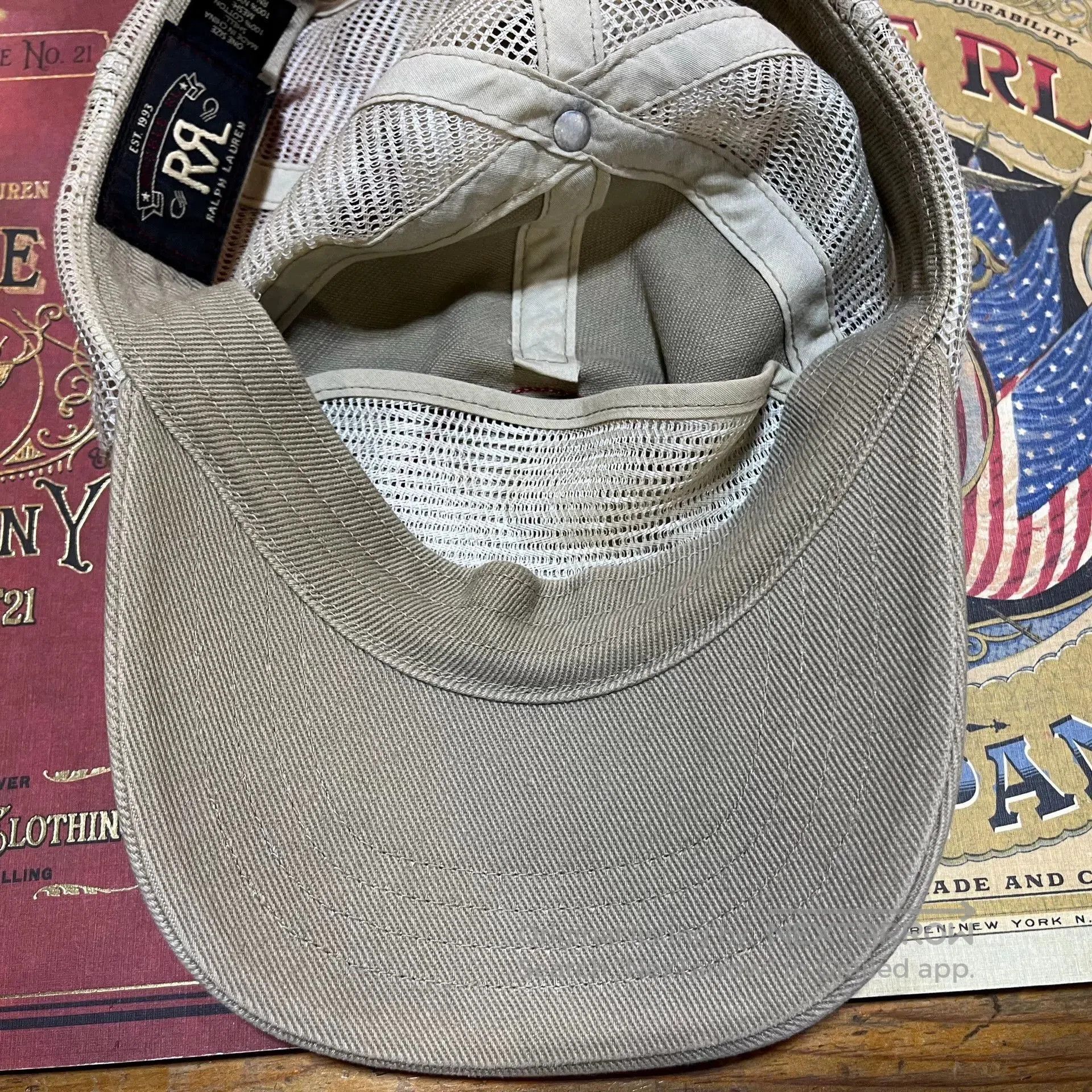 RRL Ralph Lauren double rl baseball cap with logo. Size ONE SIZE - 7 Thumbnail