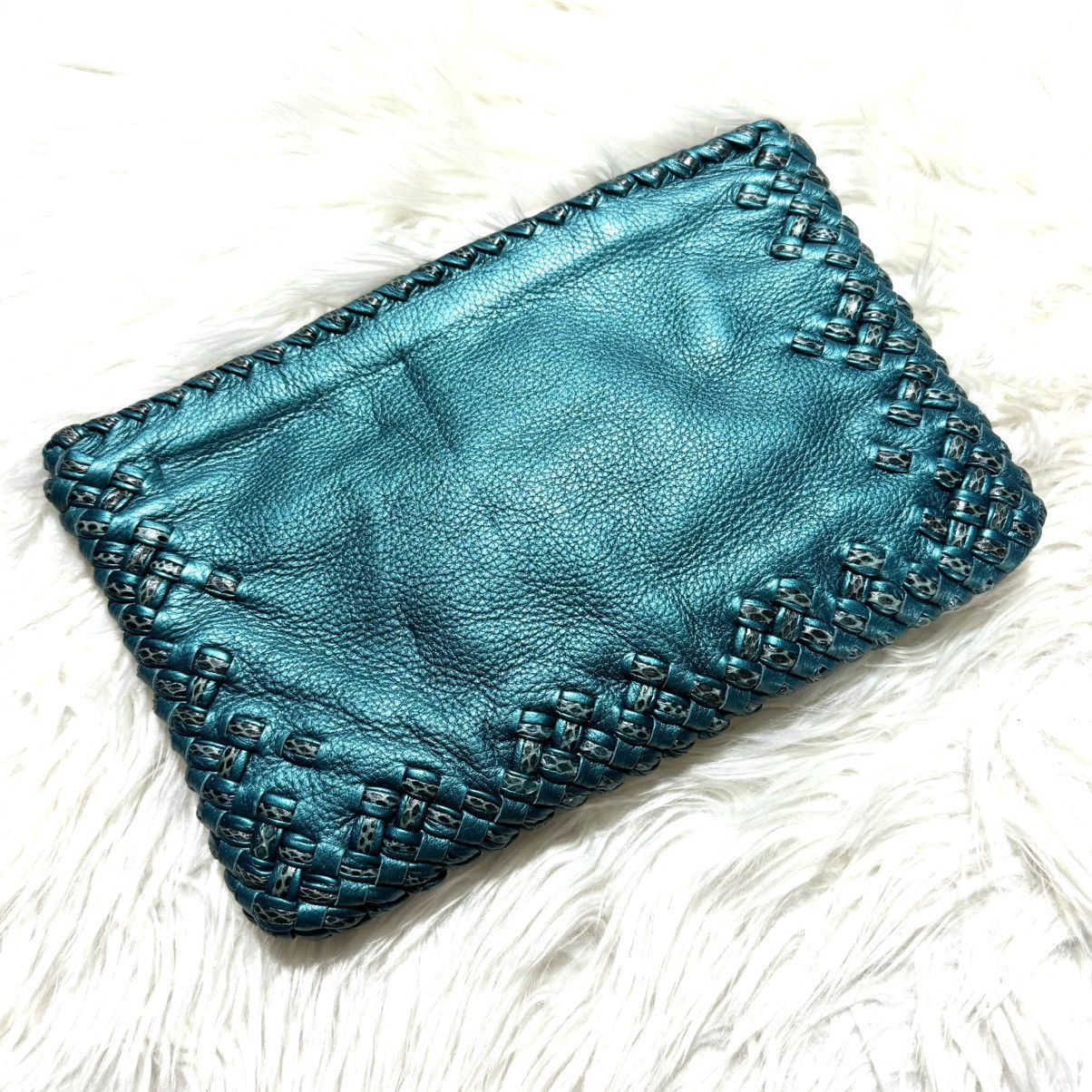 Bottega Veneta top-grade line runway Bottega Veneta leather clutch bag Size ONE SIZE - 6 Thumbnail