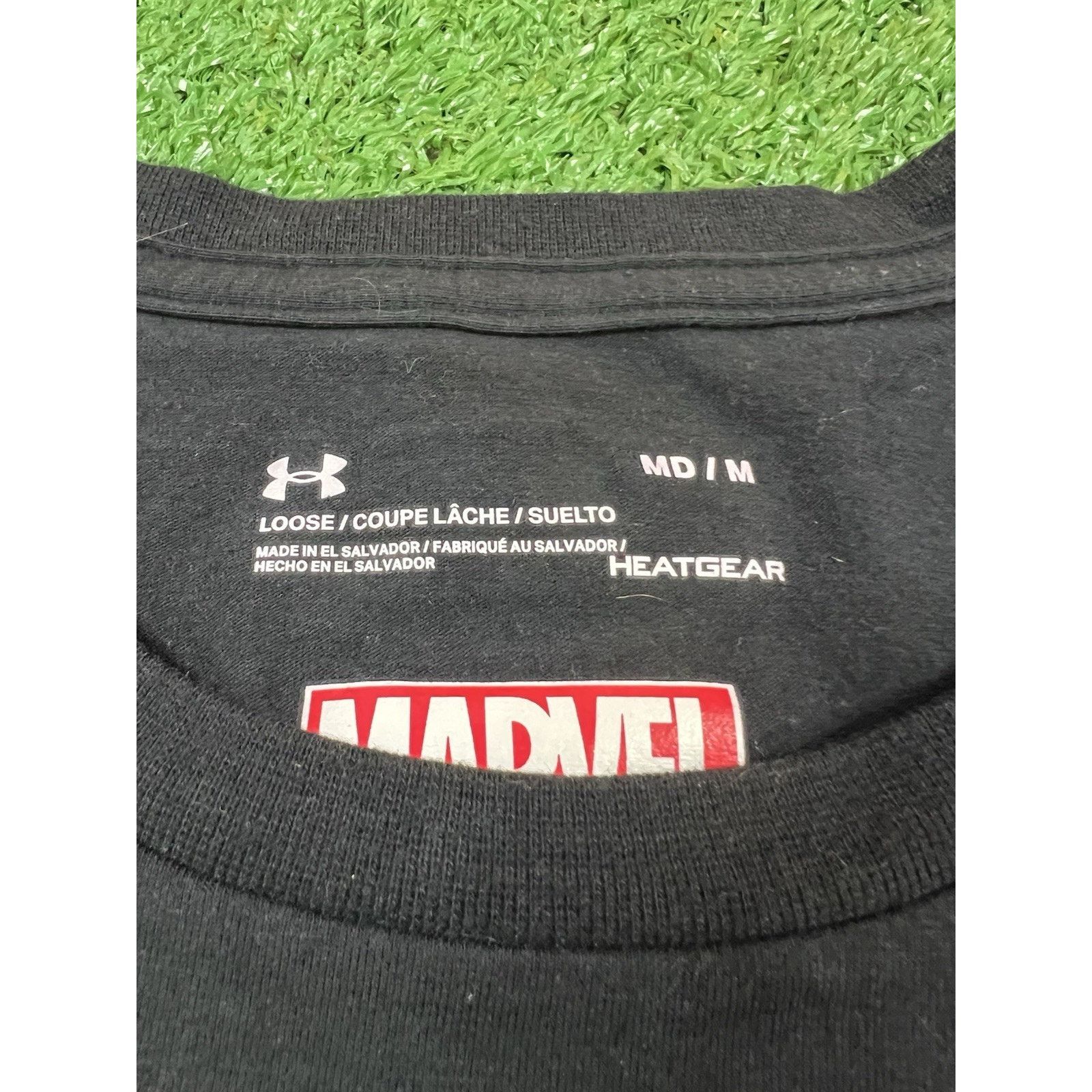 Under Armour Under Armour Marvel Captain America Black Tshirt Men’s MD Size US M / EU 48-50 / 2 - 3 Thumbnail