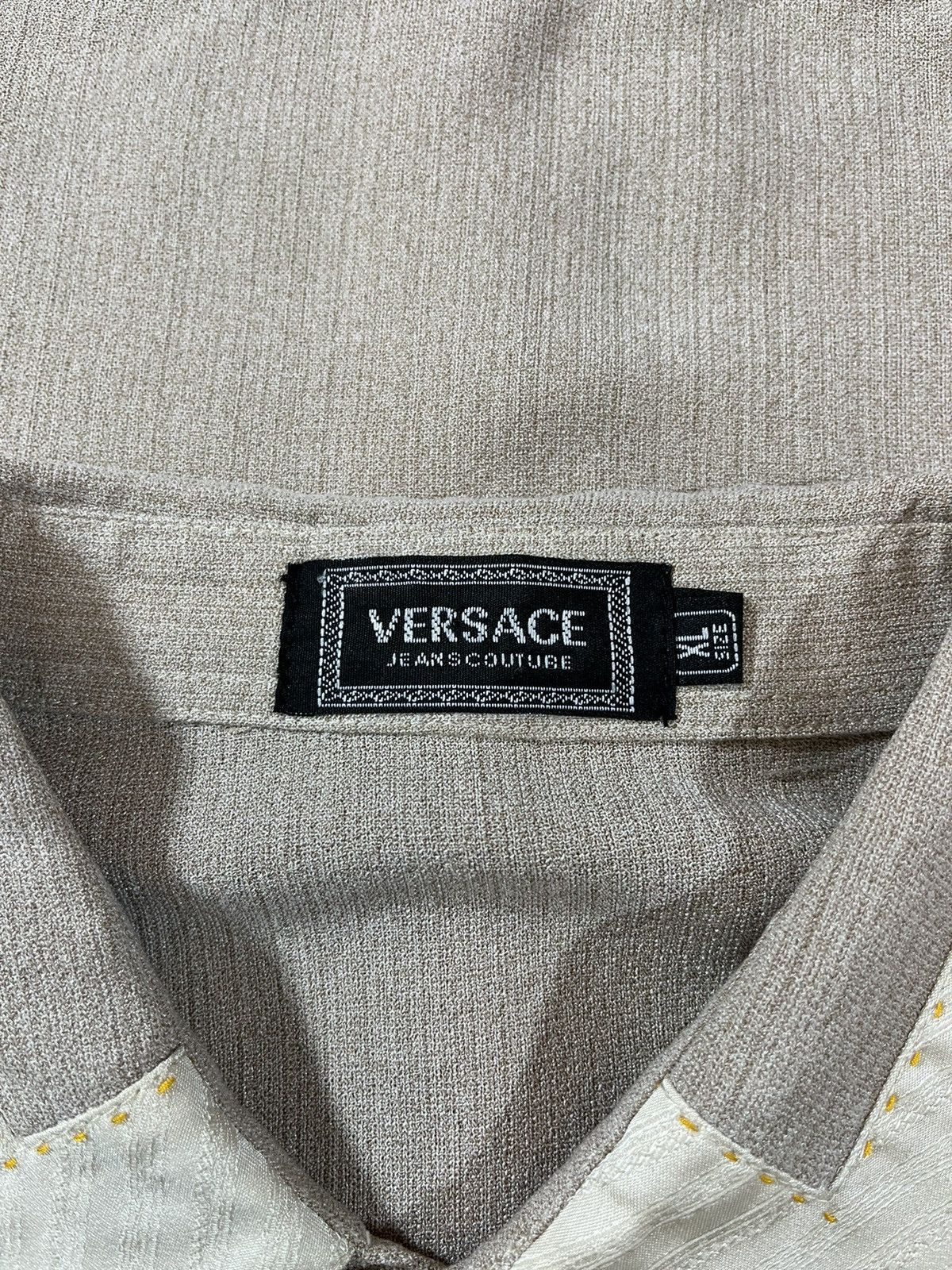 Versace Jeans Couture Versace Jeans Couture – Silk Open Collar Shirt Size US L / EU 52-54 / 3 - 12 Thumbnail
