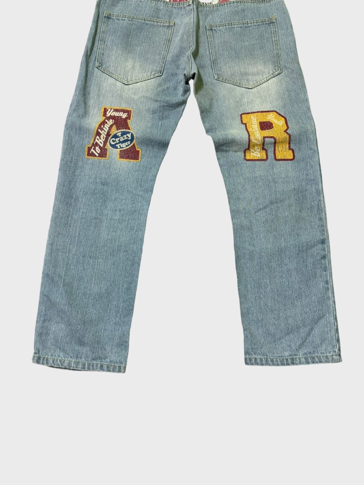 Japanese Brand CLONE DEVGRU DESIGN PRINTED CLAWMARK DENIM Size US 30 / EU 46 - 10 Thumbnail