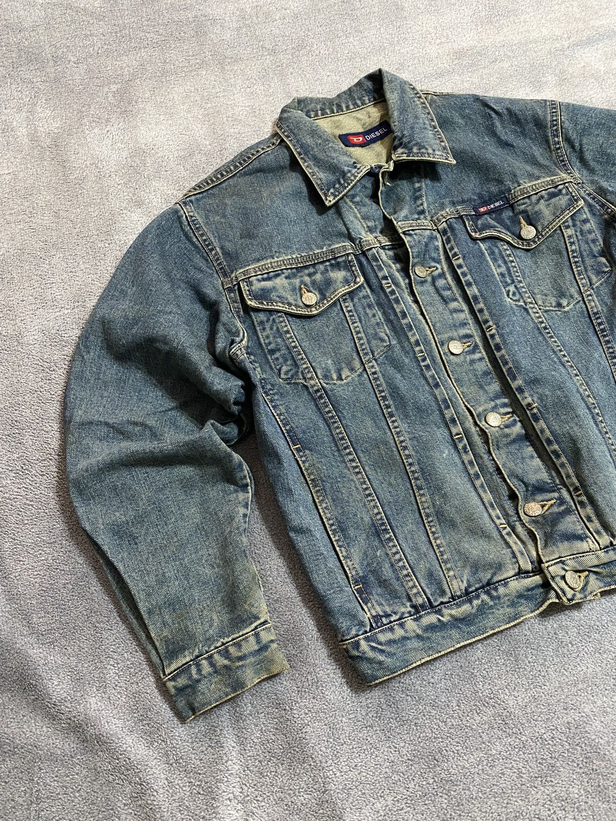Diesel Vintage Diesel industry denim jacket japanese style Y2k Size US M / EU 48-50 / 2 - 3 Thumbnail