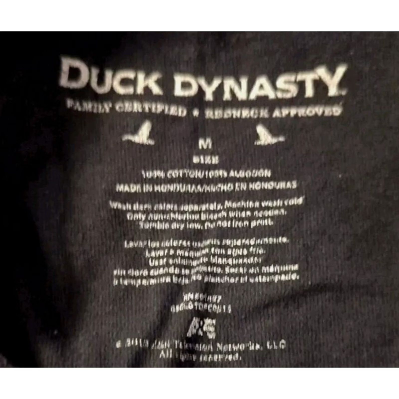 Vintage Womens Duck Dynasty Shirt - S Size Black Graphic Tee Size S / US 4 / IT 40 - 4 Thumbnail