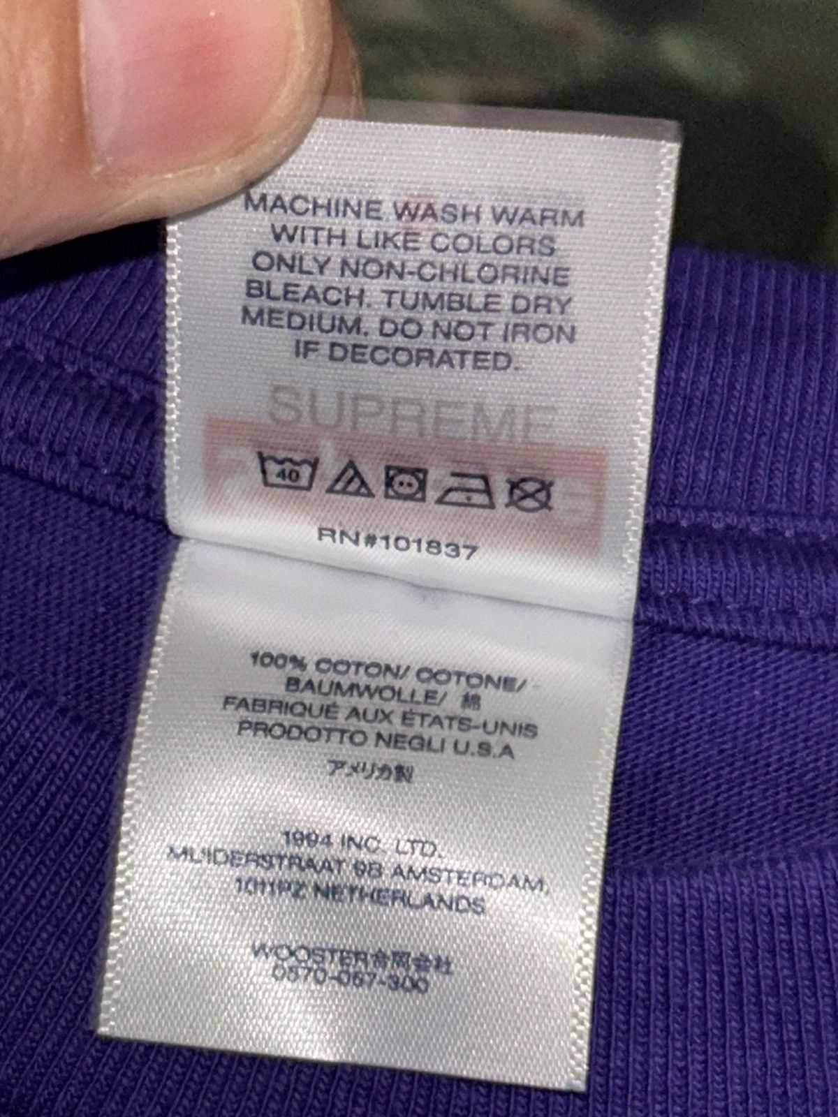 Supreme Supreme Blank L/S Tee Shirt Long Sleeve T/Shirt Small NEW Size US S / EU 44-46 / 1 - 4 Thumbnail