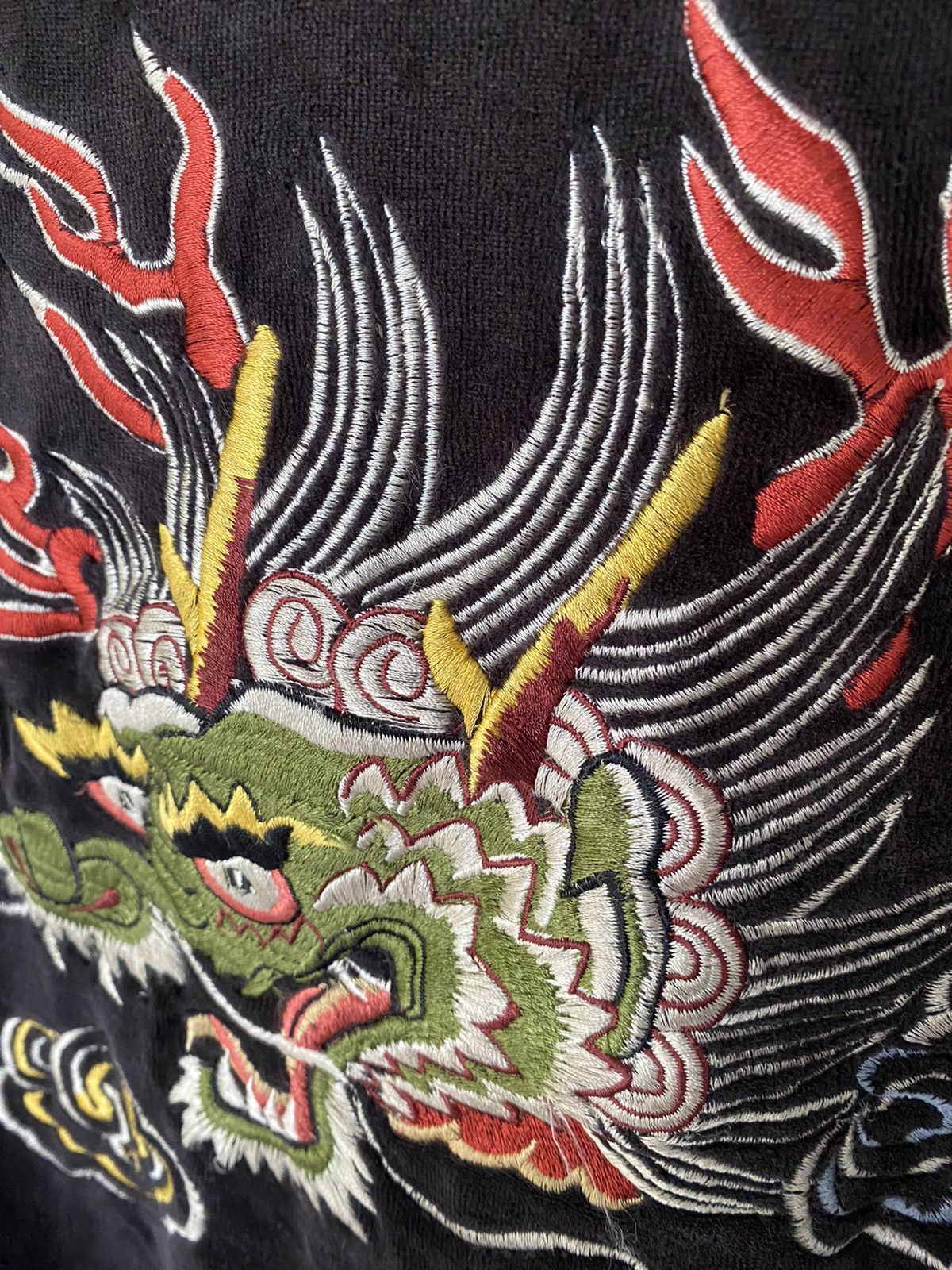 Mister Freedom × Sugar Cane × Toyo Enterprises 1990s TOYO ENTERPRISE hand embroidery Japan Flying dragon Size US M / EU 48-50 / 2 - 5 Thumbnail