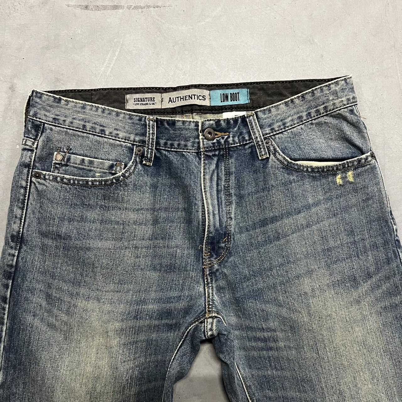 Japanese Brand × Vintage Vintage Y2K Faded Medium Wash Denim Jeans! Size US 34 / EU 50 - 4 Thumbnail