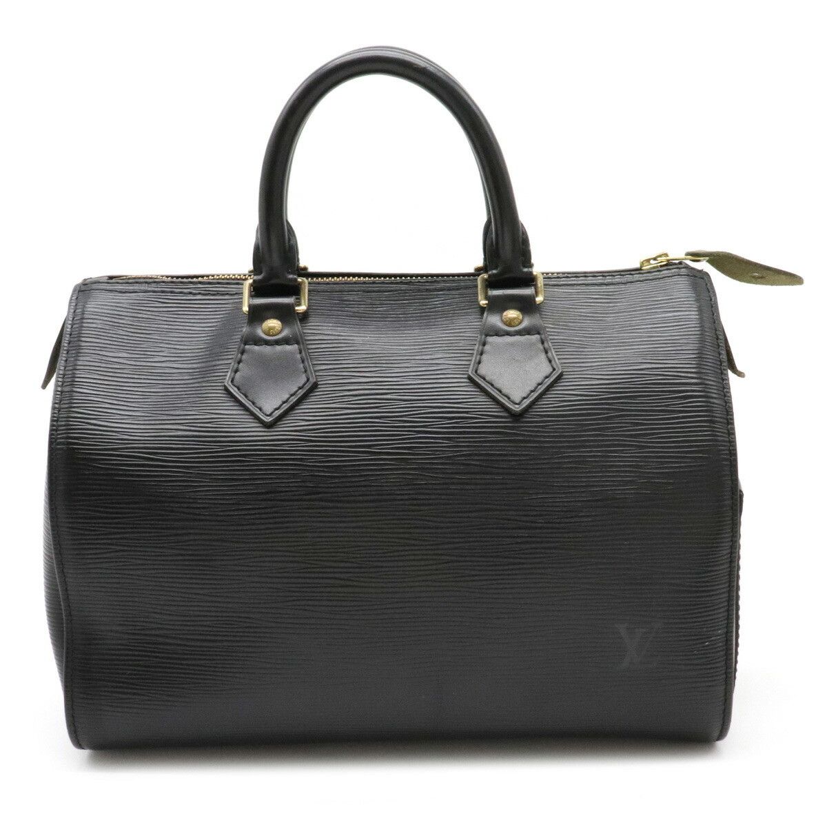 Louis Vuitton Epi Speedy 25 Mini Boston Bag Leather Noir Black