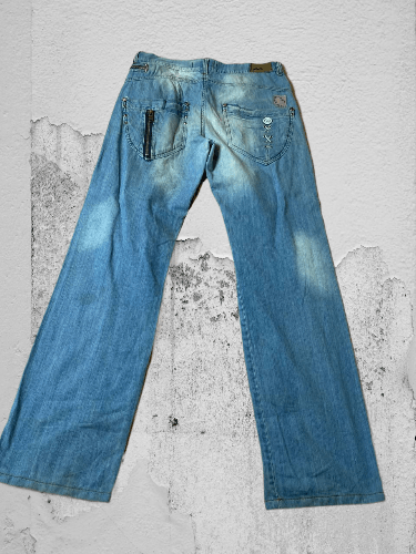Vintage VINTAGE SELVEDGE DISTRESSED DENIM Size US 34 / EU 50 - 1 Thumbnail