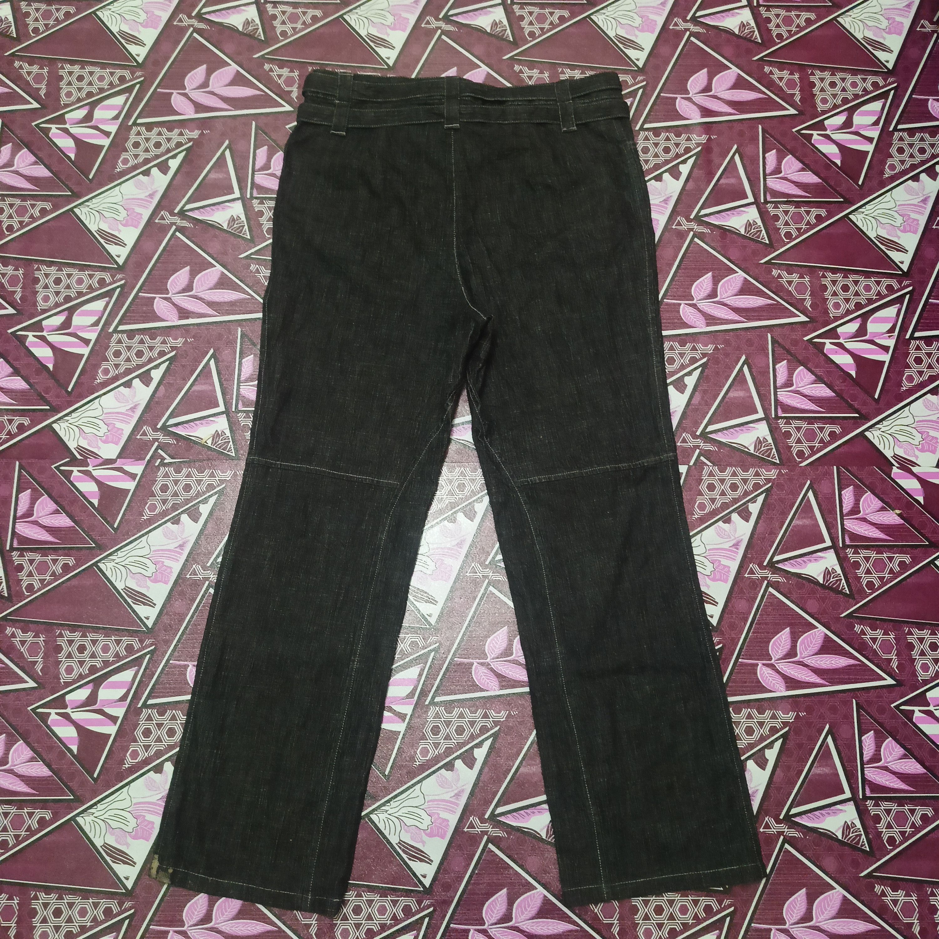 Designer × Japanese Brand 💥90s Japanese Cest Chica Bleu Double belt Baggy pants Size US 32 / EU 48 - 12 Thumbnail