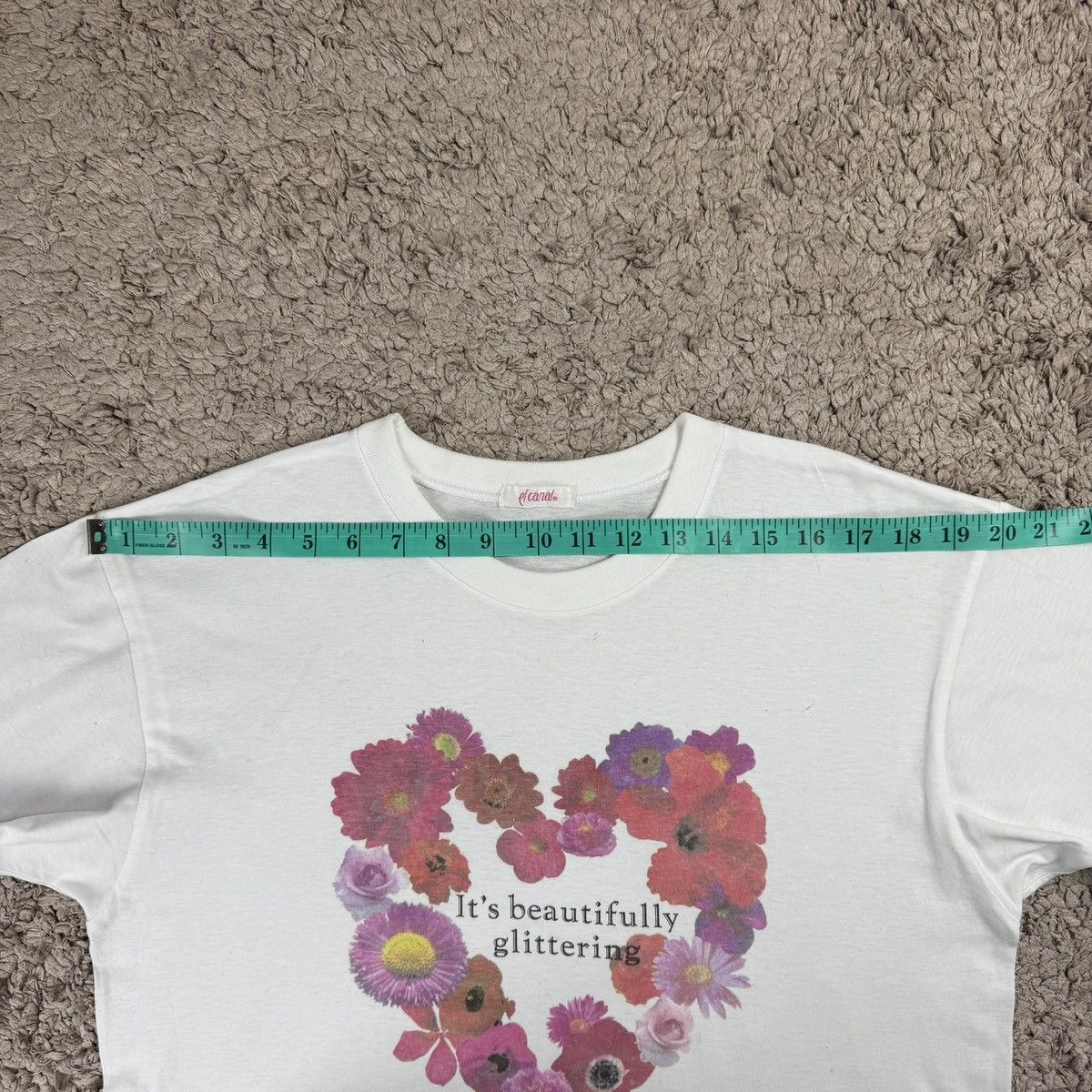 Vintage Vintage Flora Romanticism of Flowers Graphic T-shirt Size US L / EU 52-54 / 3 - 14 Thumbnail