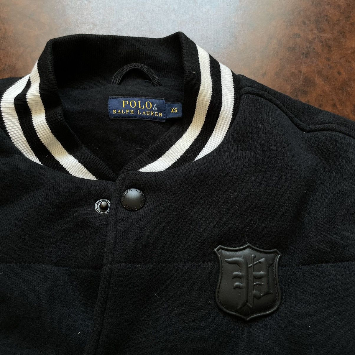 Japanese Brand × Polo Ralph Lauren Polo Ralph Lauren bomber black jacket rrl prl down puffer Size US XS / EU 42 / 0 - 2 Thumbnail