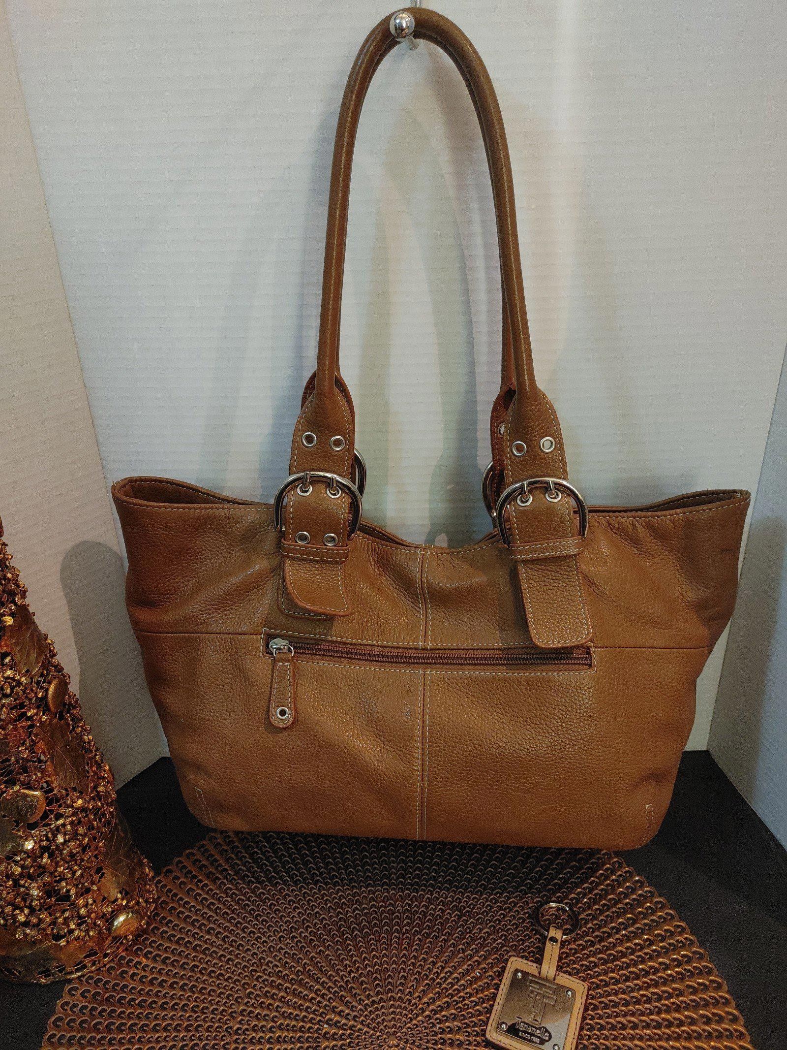 Designer Tignanello Leather Shoulder Bag Size ONE SIZE - 4 Thumbnail