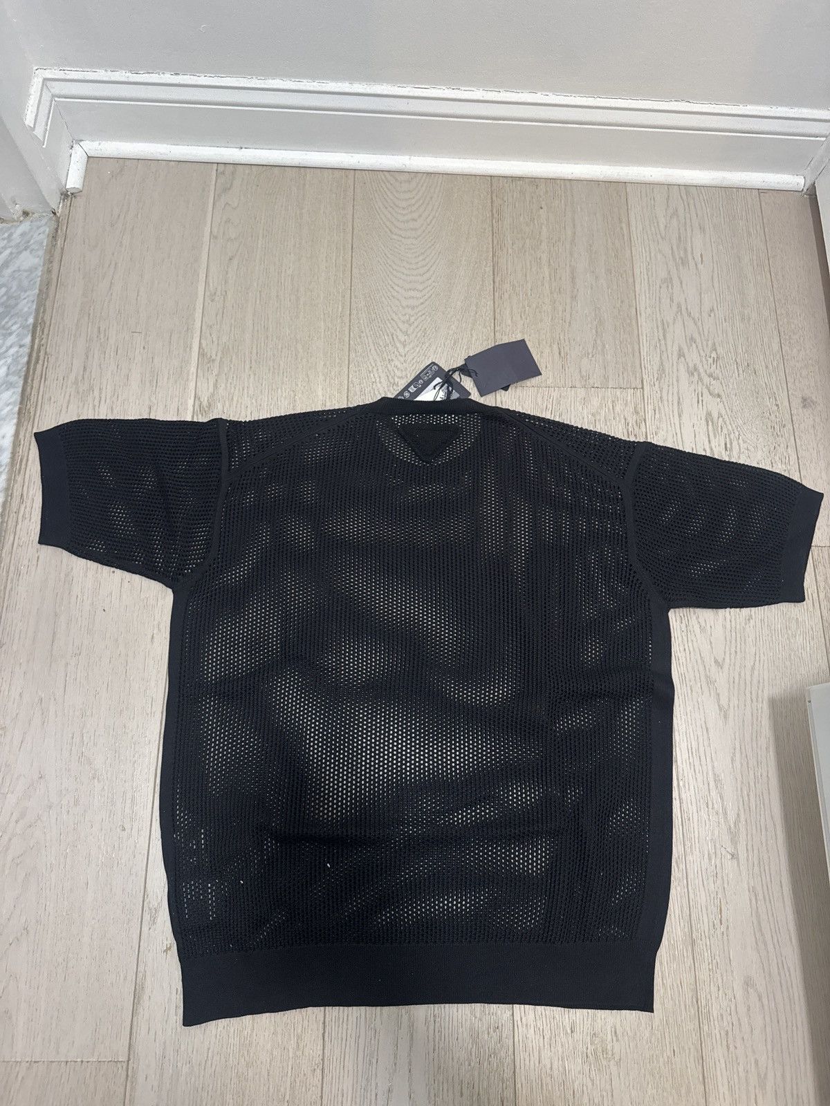 Prada Prada mesh t shirt Size US L / EU 52-54 / 3 - 3 Thumbnail