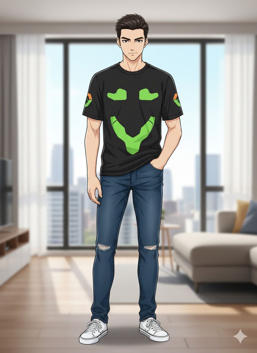 Anime Vintage Neon Genesis Evangelion x COSPA anime shirt Size US L / EU 52-54 / 3 - 1 Thumbnail