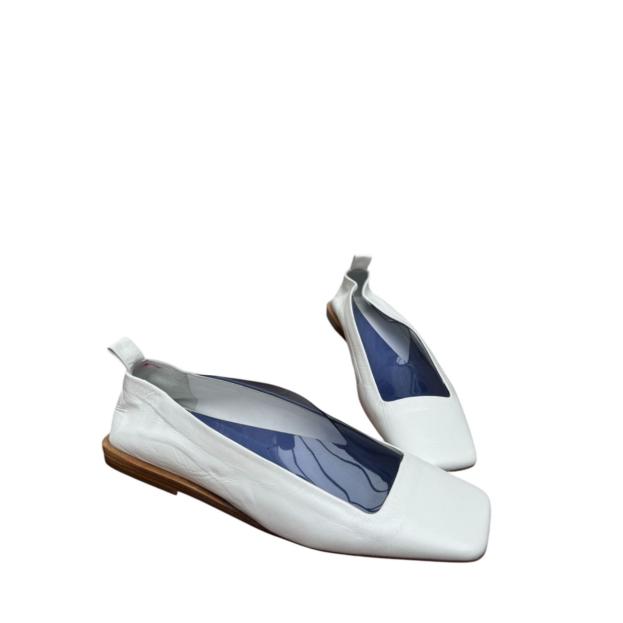 Jil Sander 1/1 Square white square shoes Sample Size US 7 / IT 37 - 2 Thumbnail