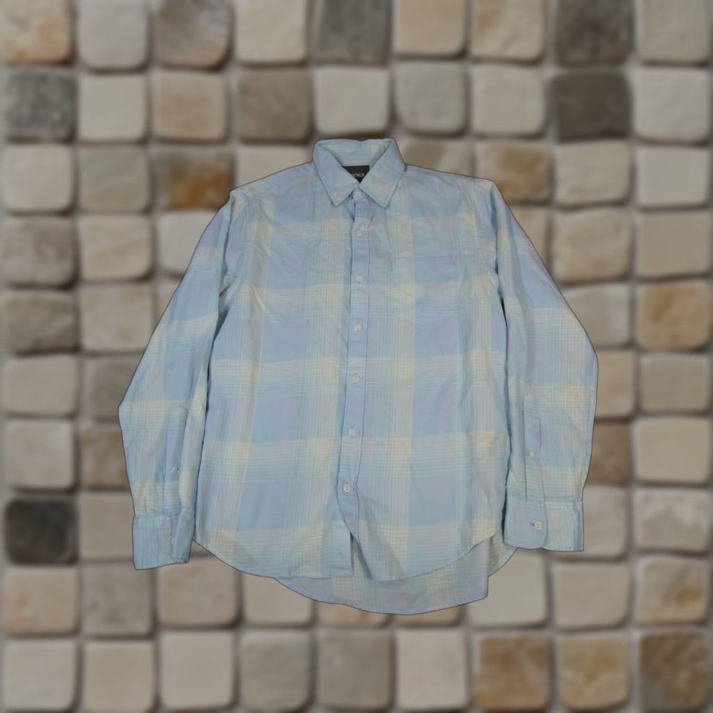 Bonobos Bonobos Plaid Button-Up Shirt Mens Medium Blue Cotton Long Sleeve Size US M / EU 48-50 / 2 - 1 Thumbnail