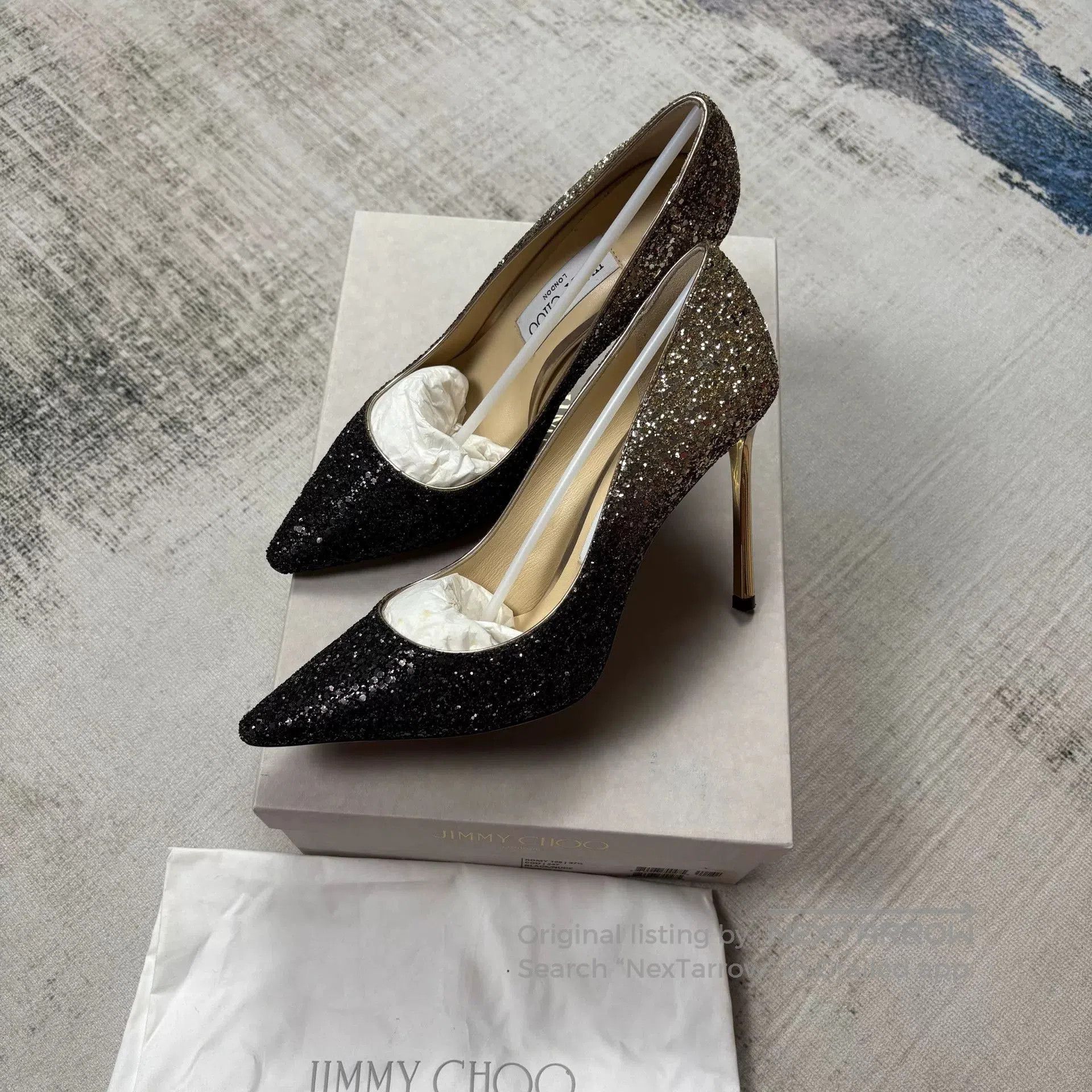 Jimmy Choo Jimmy Choo ROMY 10cm Stiletto Heels Women's. Size US 6.5 / IT 36.5 - 1 Thumbnail