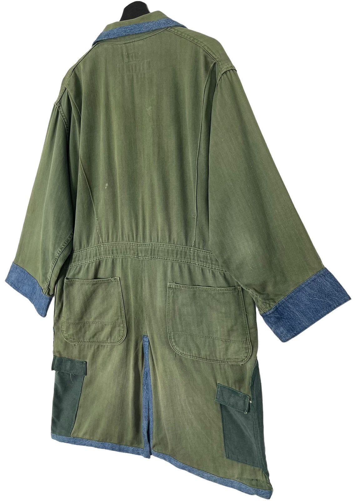 Japanese Brand Sledge's x Tippirag Made reconstructed HBT military jacket. Size US L / EU 52-54 / 3 - 4 Thumbnail