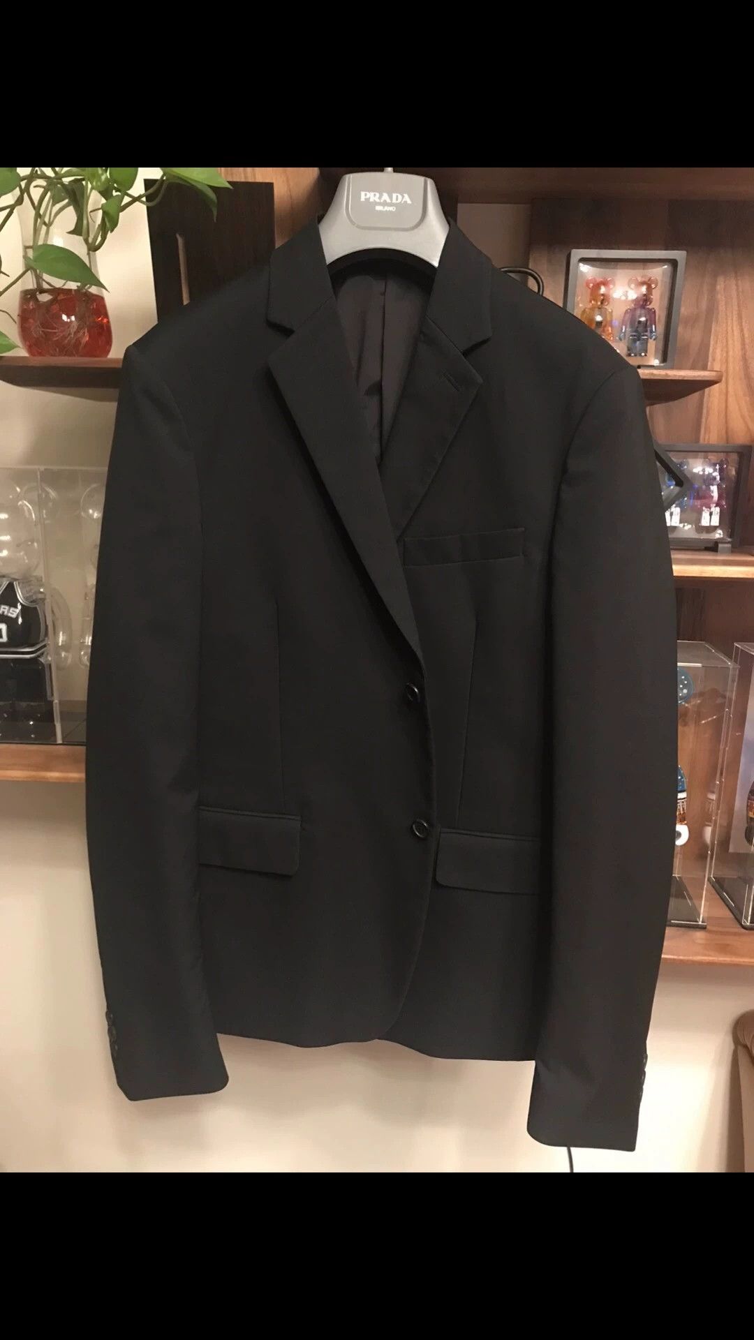 Prada Double Vent Casual Blazer Size 52 New