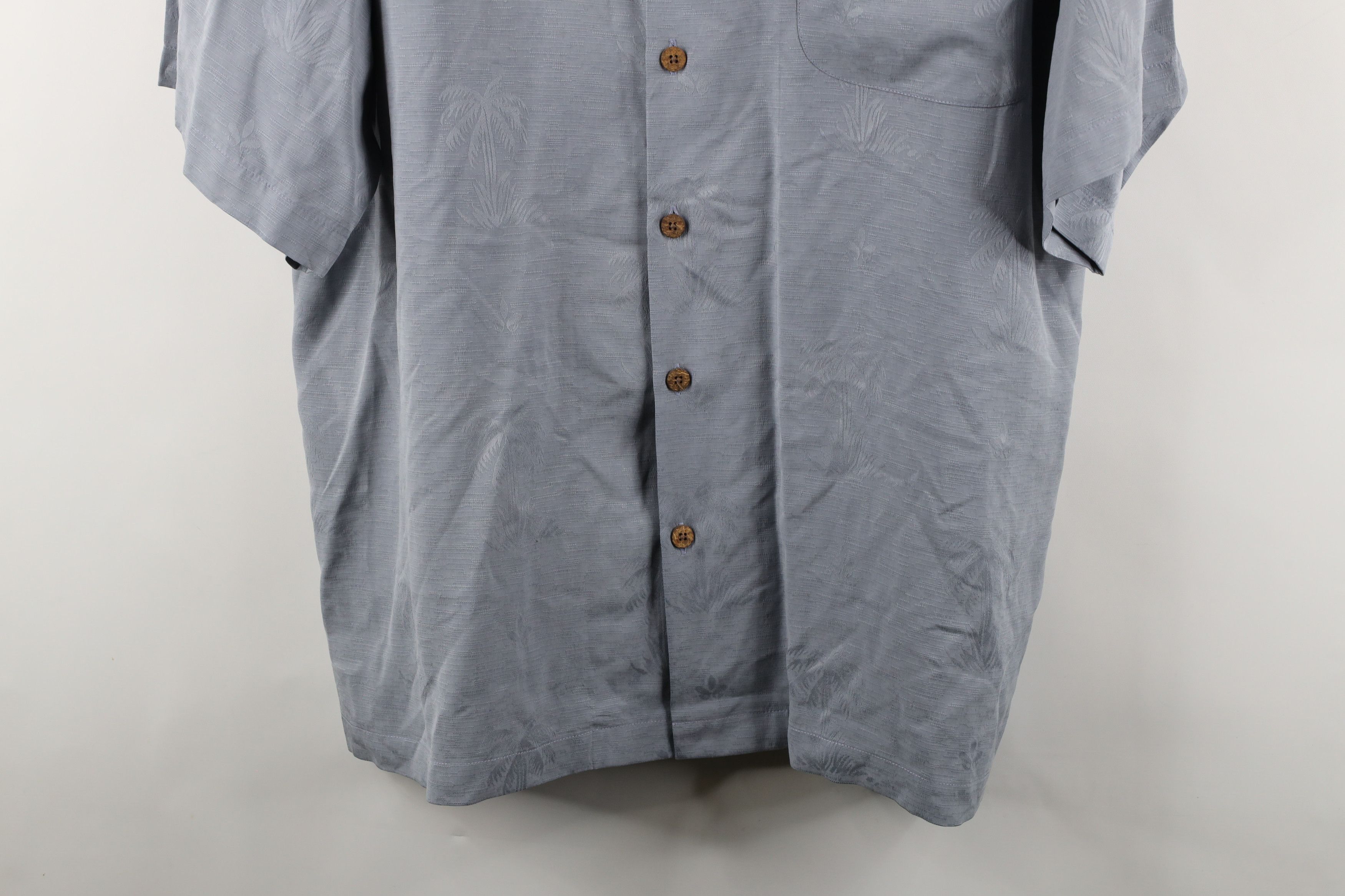 Tommy Bahama × Vintage Vintage 90s Tommy Bahama Collar Palm Tree Button Shirt Blue Size US XL / EU 56 / 4 - 3 Thumbnail