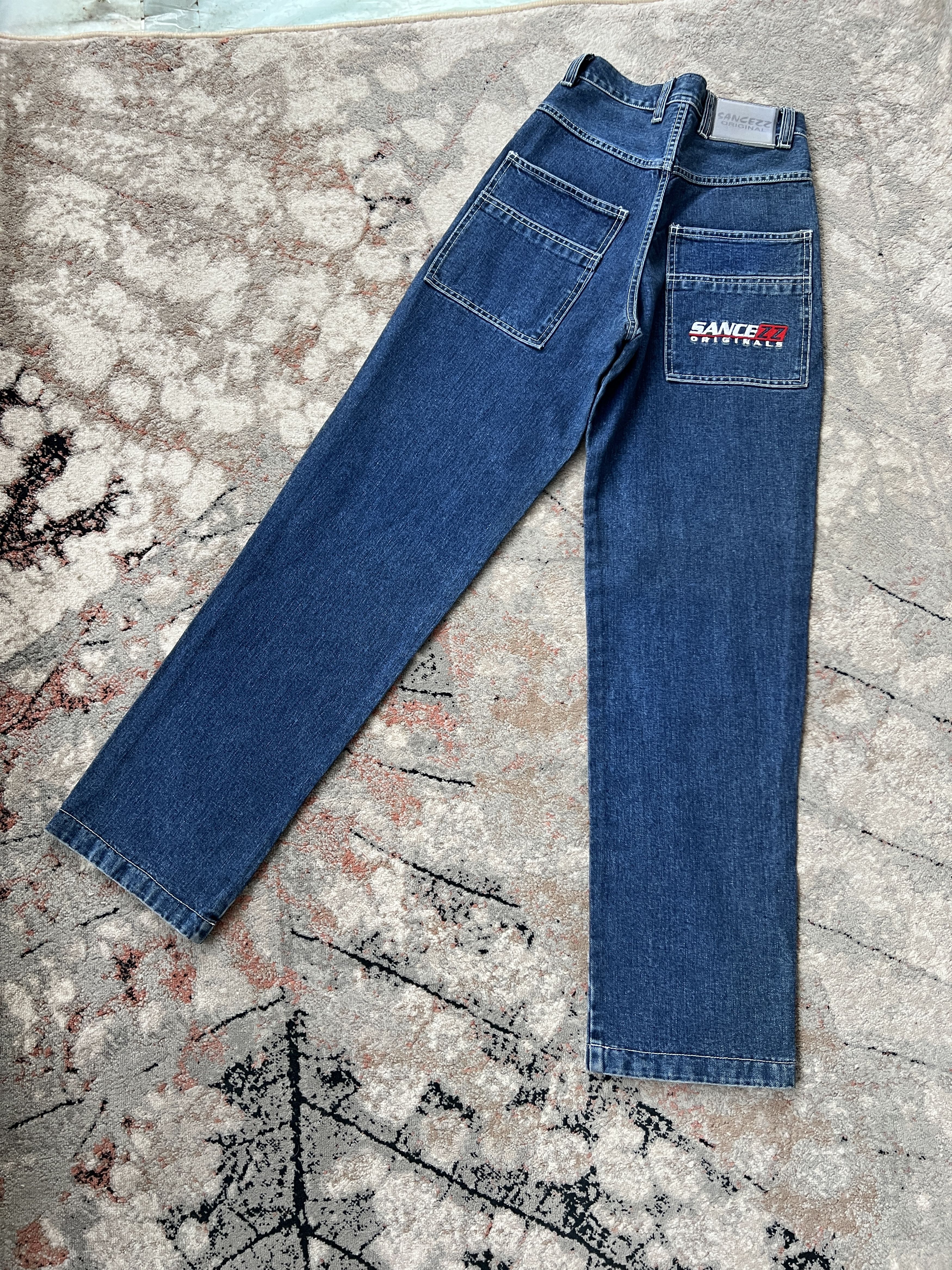 Japanese Brand Vintage Sancezz Rap Hip-Hop Baggy Denim Pants Size 25 Size US 26 / EU 42 - 1 Thumbnail