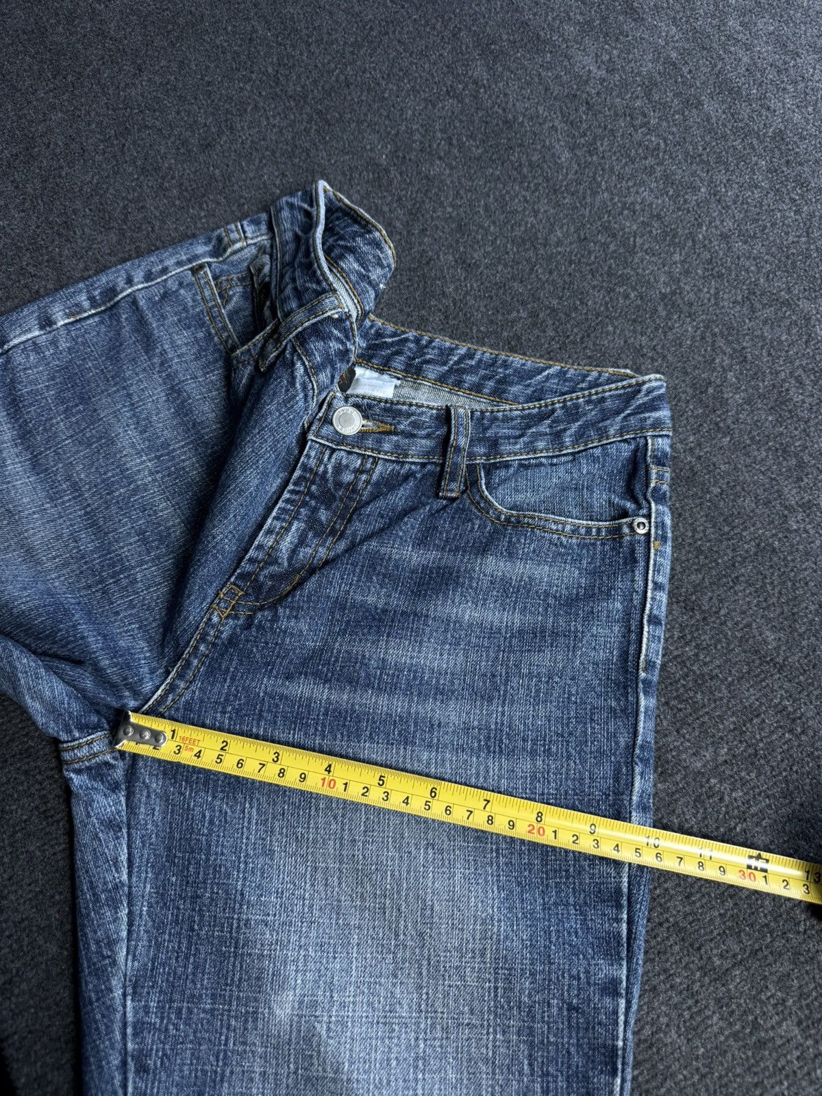 Lee Archive 90s Retro Lee Japan Y2K Flare Denim Jeans Low Rise Size 28" / US 6 / IT 42 - 24 Thumbnail