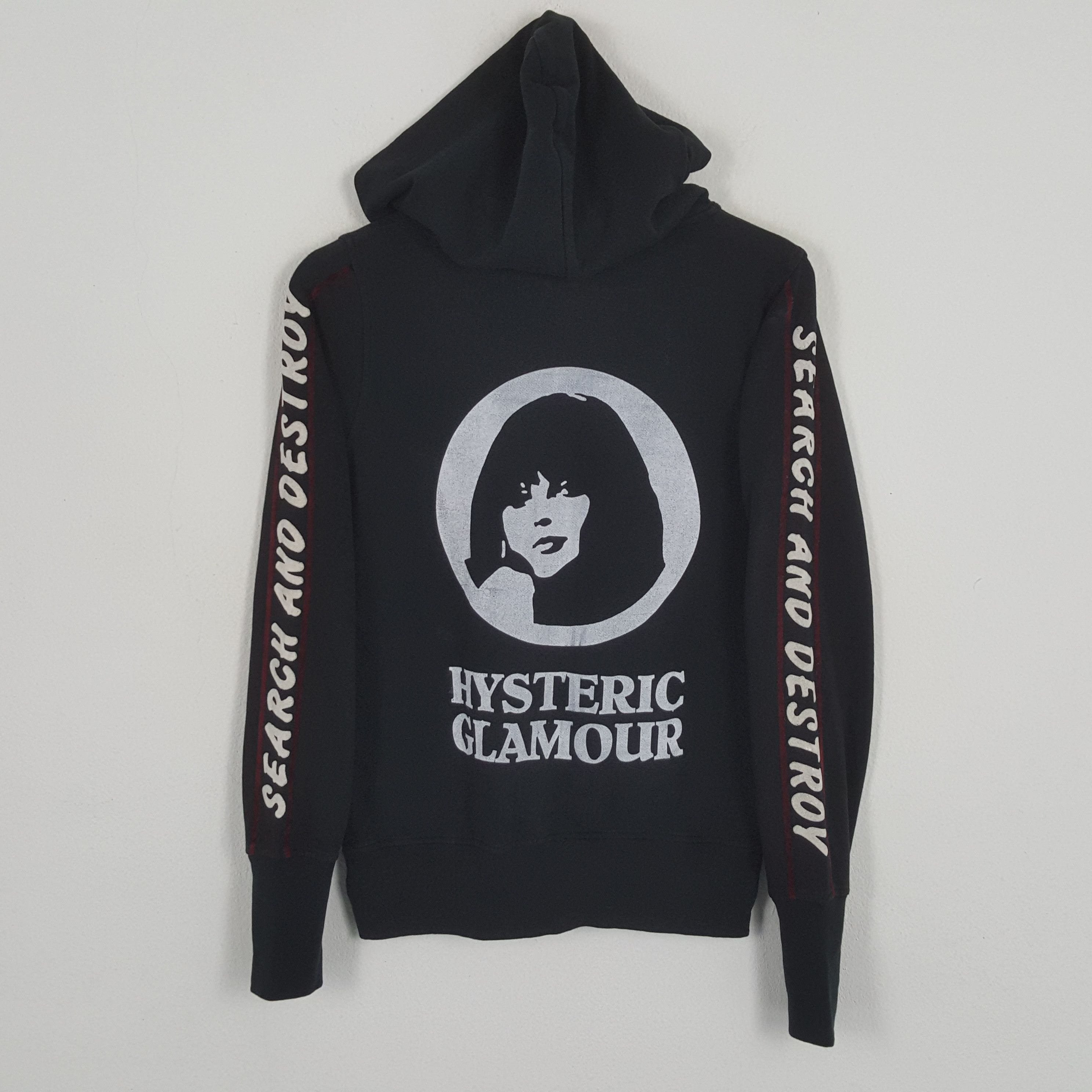 Hysteric Glamour × Japanese Brand × Vintage HYSTERIC GLAMOUR Japanese Brand Custom Art Zipper Hoodies Size XS / US 0-2 / IT 36-38 - 1 Thumbnail