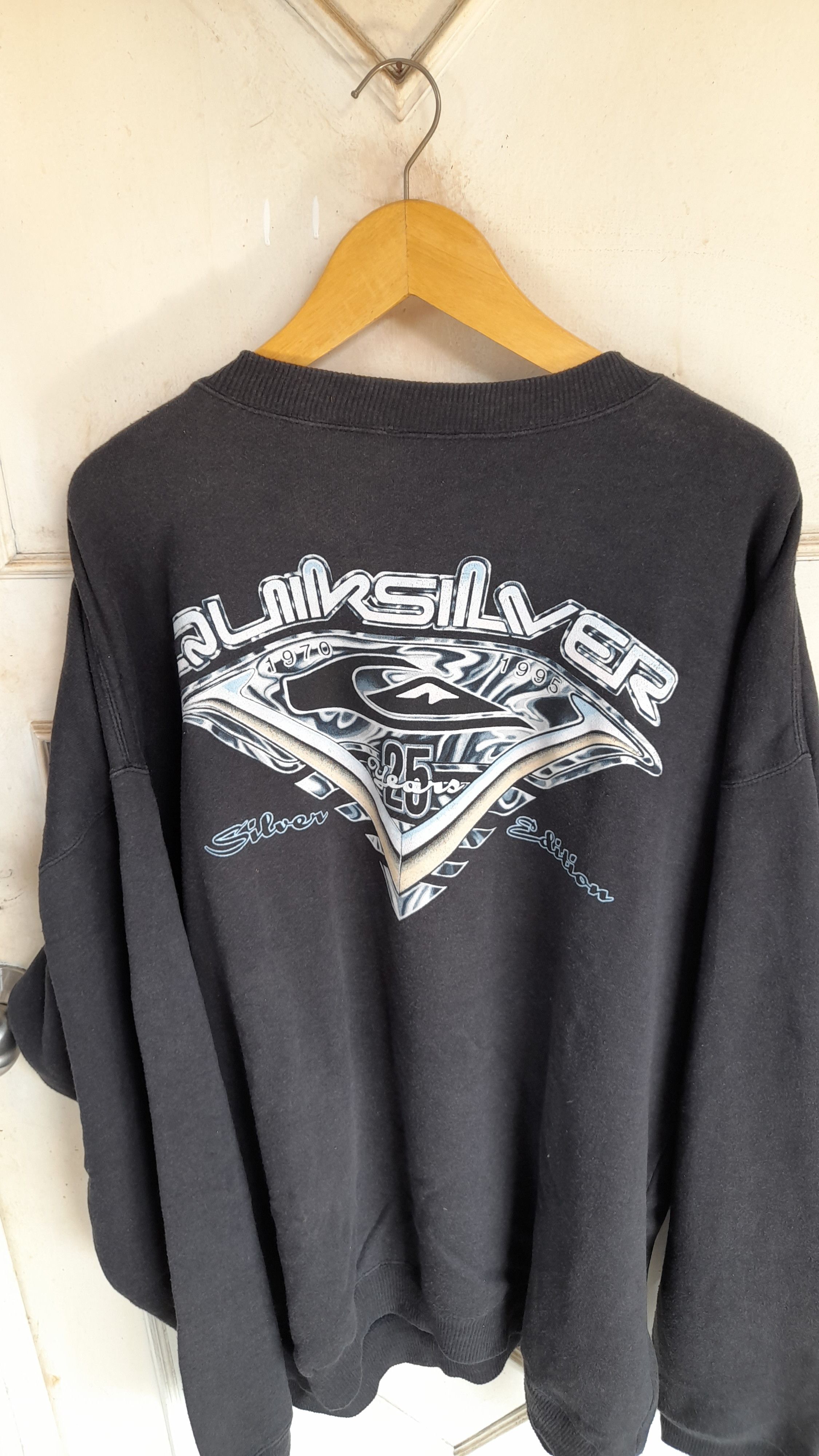 Quiksilver × Vintage Vintage Sweatshirt Quiksilver 25th Anniversary Edition Size US XL / EU 56 / 4 - 5 Thumbnail