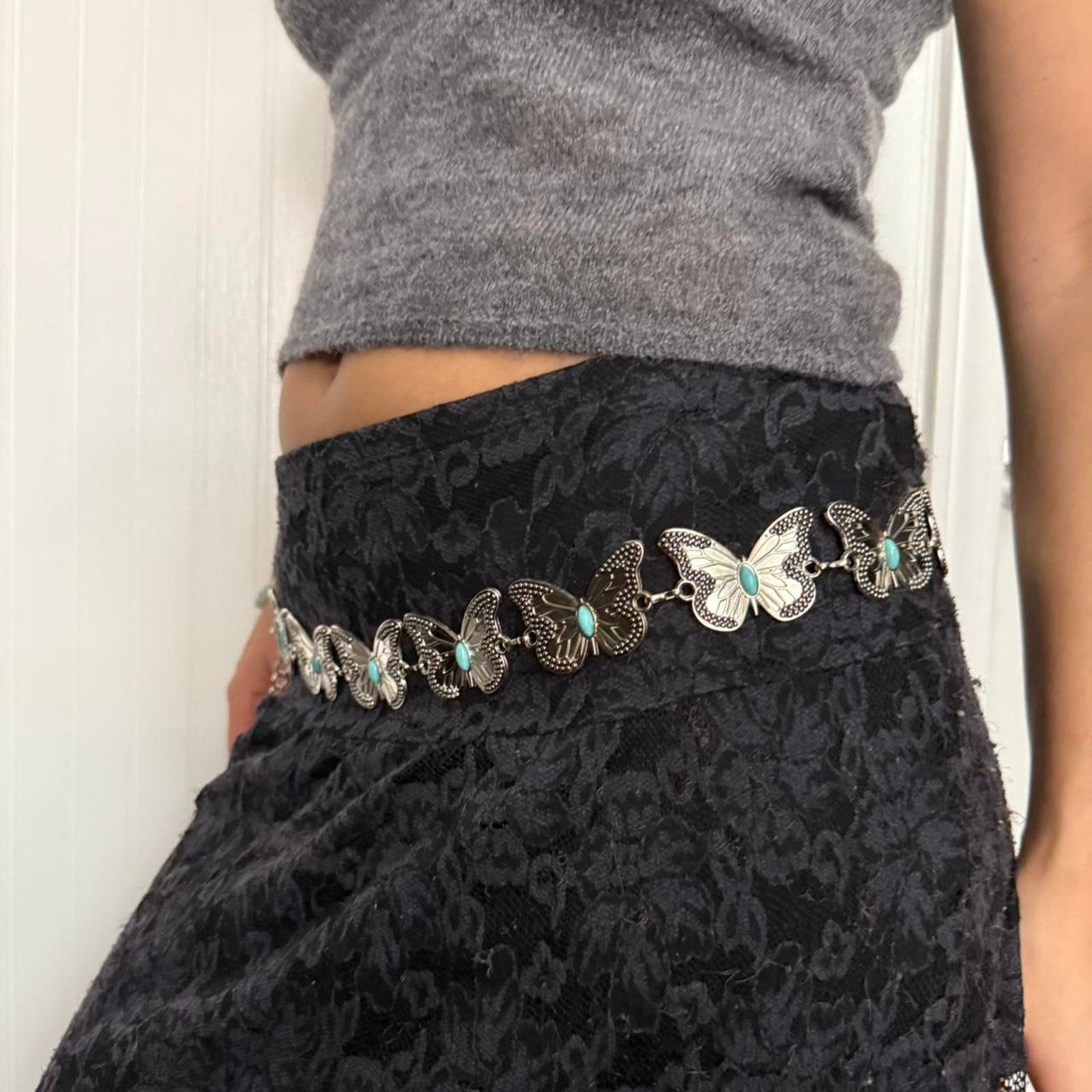 Other Cute butterfly metal boho western WMNS2 Size ONE SIZE - 2 Thumbnail