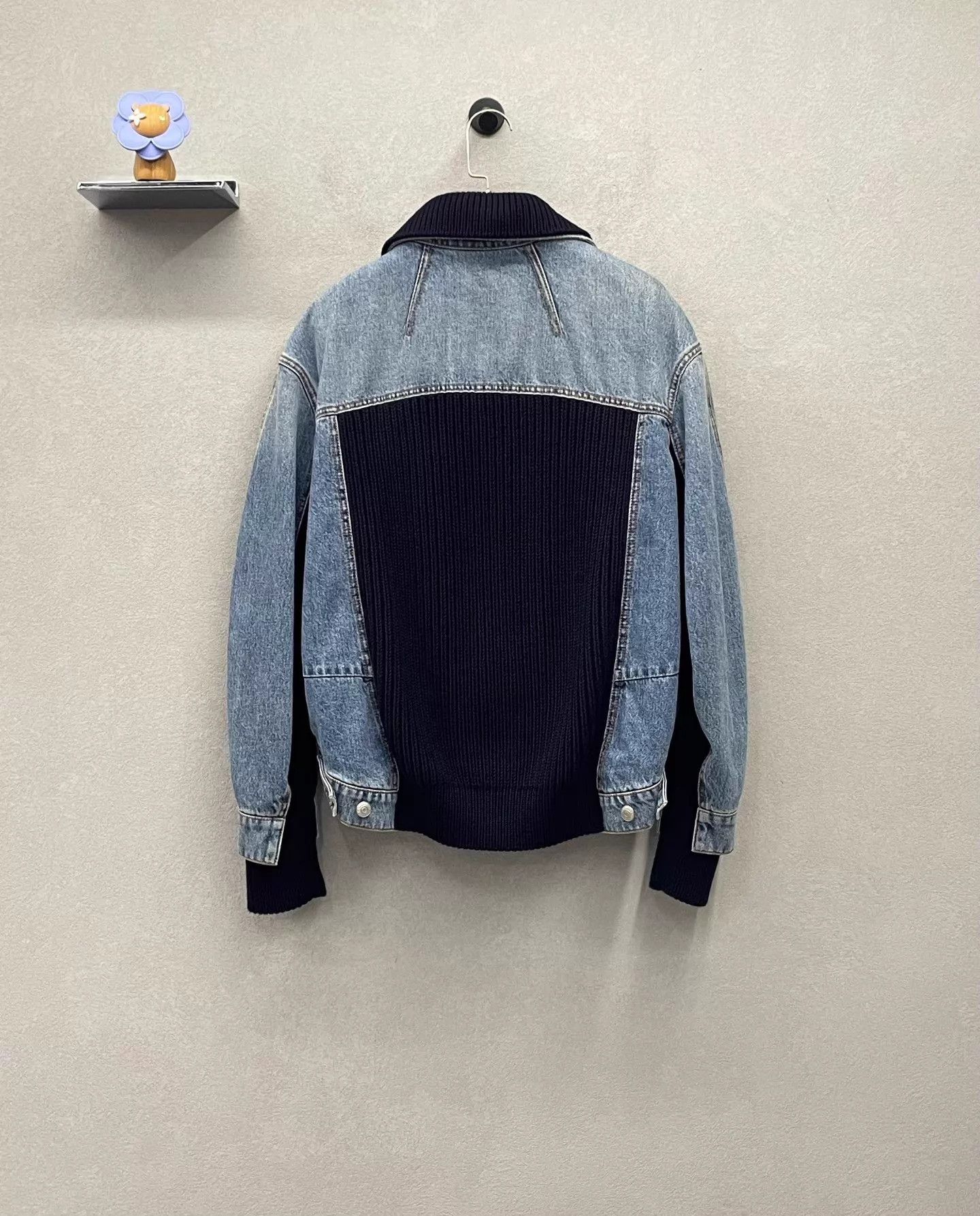 Alexander McQueen Alexander McQueen Denim-Knit Jacket 38 Size XS / US 0-2 / IT 36-38 - 2 Thumbnail