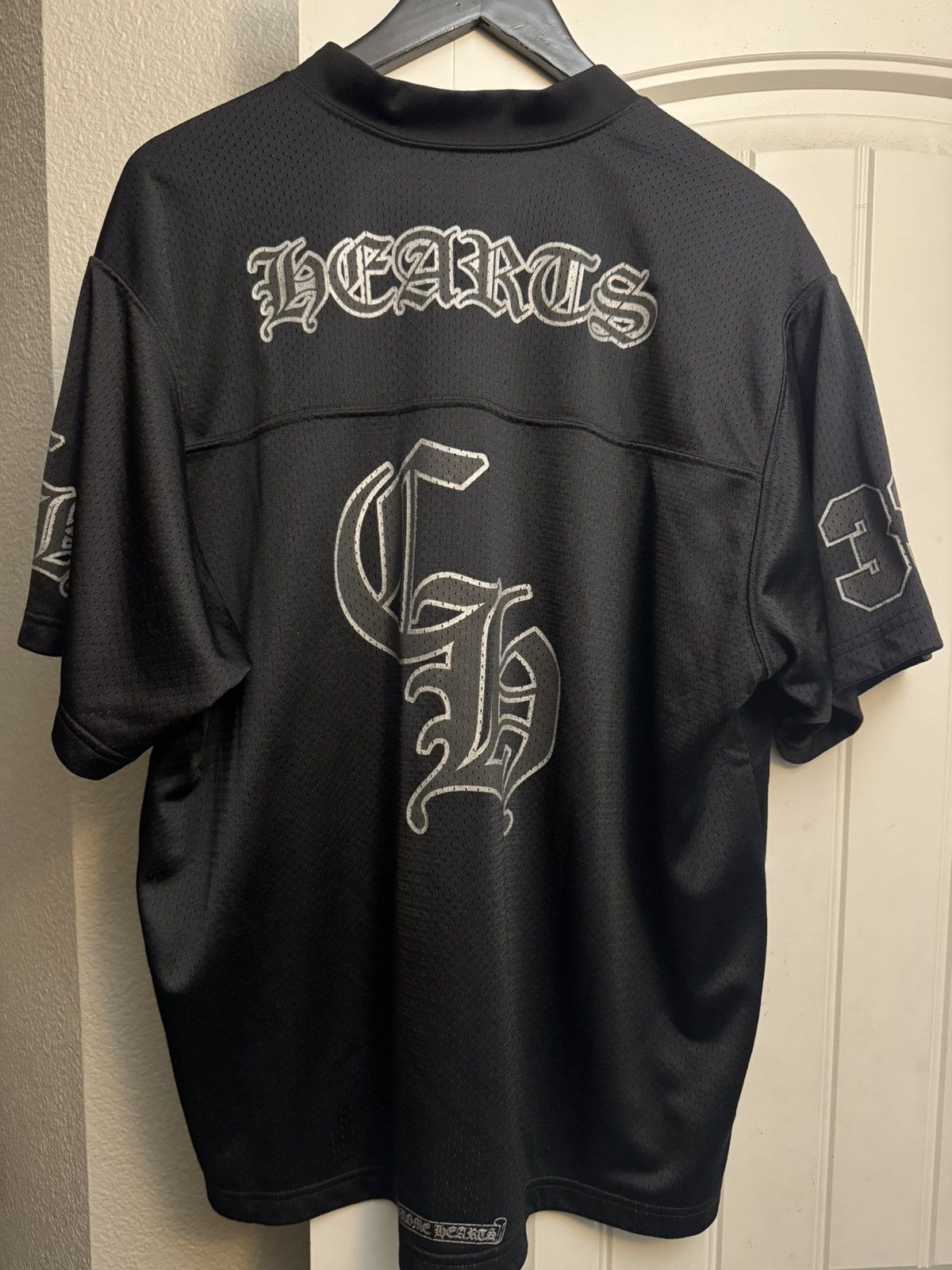 Chrome Hearts Chrome Hearts short sleeve black jersey sz large Size US L / EU 52-54 / 3 - 2 Thumbnail