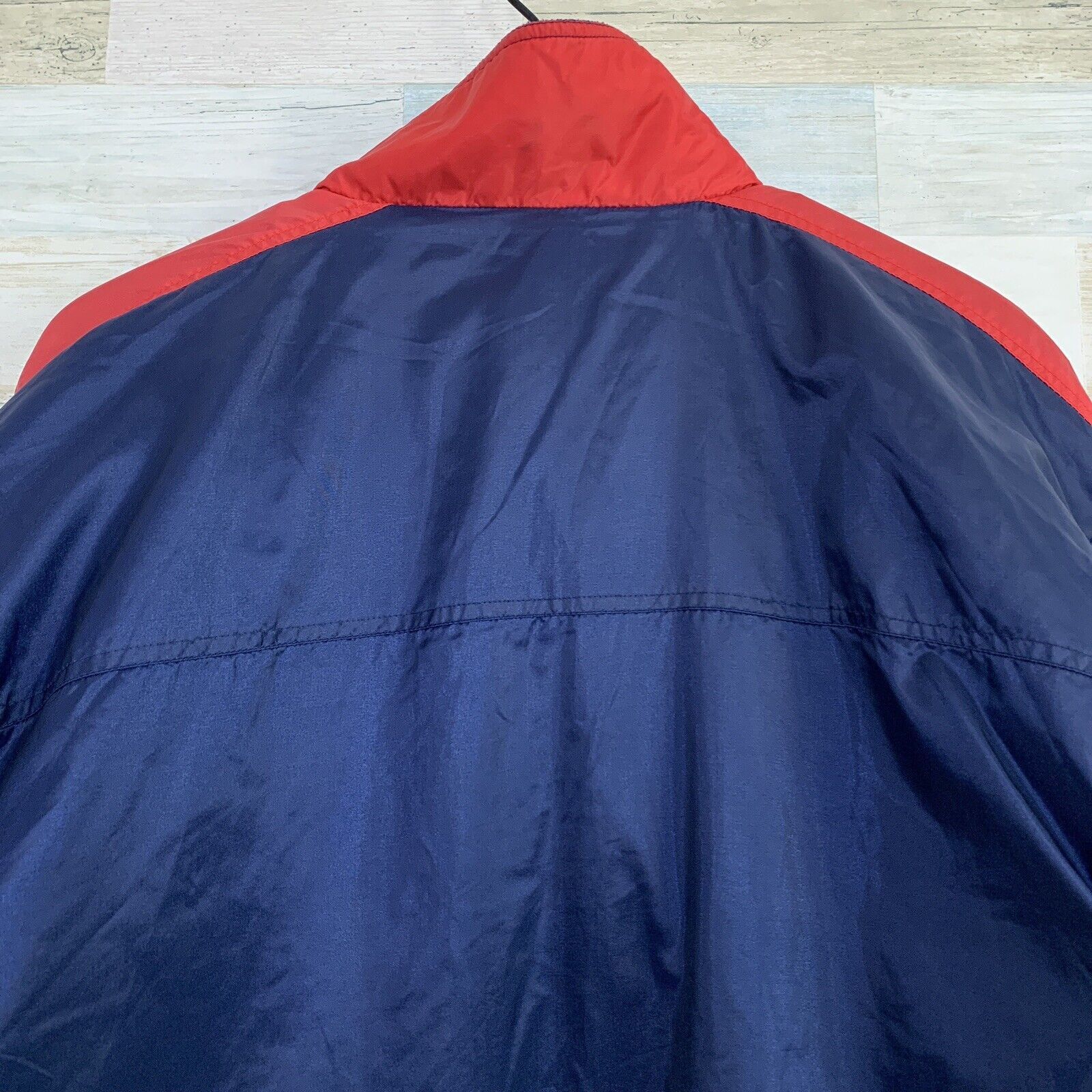Wilson Wilson Advantage Windbreaker Fleece Blue Red VTG 90s Mens L Size US L / EU 52-54 / 3 - 6 Thumbnail