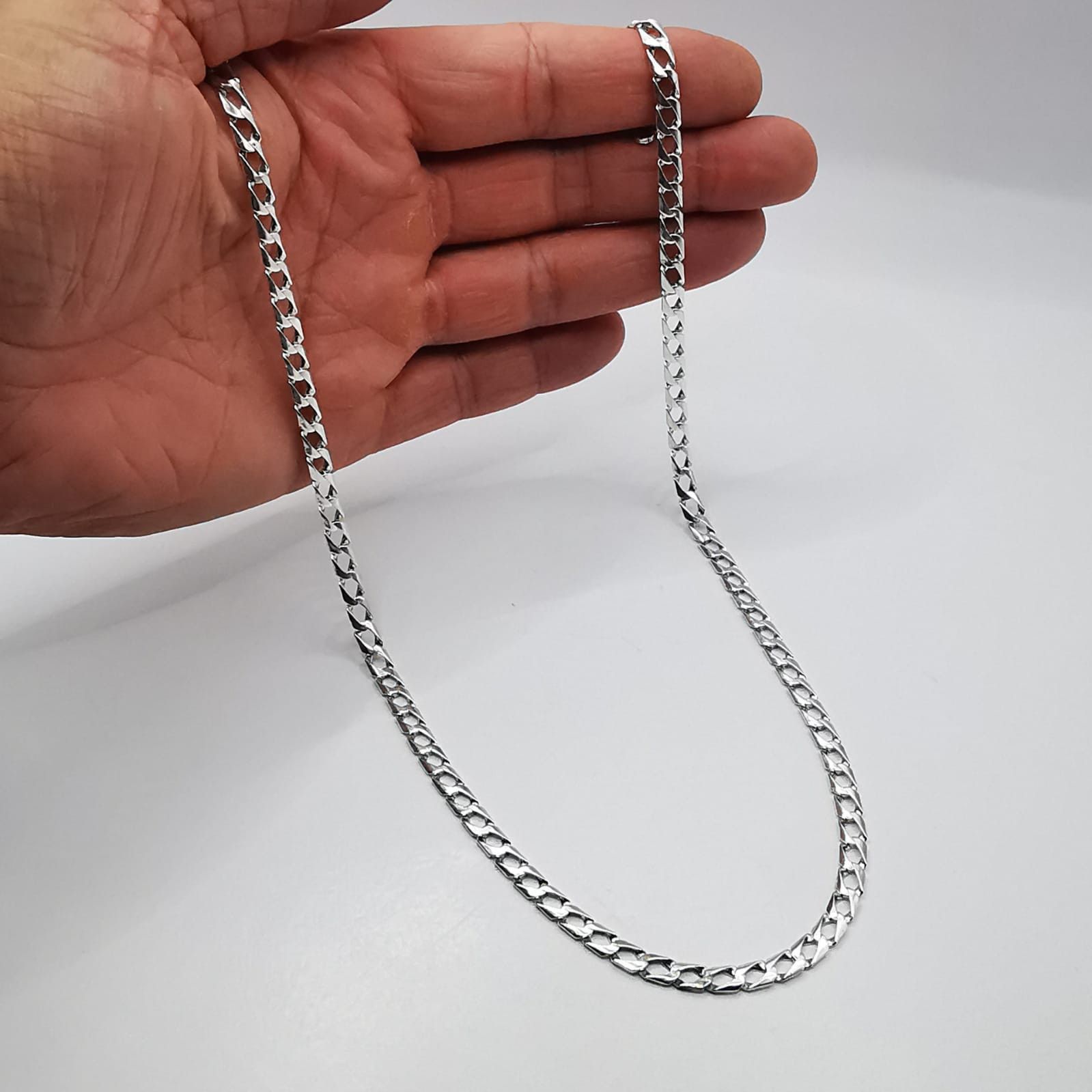 Sterling Silver Vintage Jewelry Chain,925 Sterling Silver,Signed 19,80g Size ONE SIZE - 7 Thumbnail