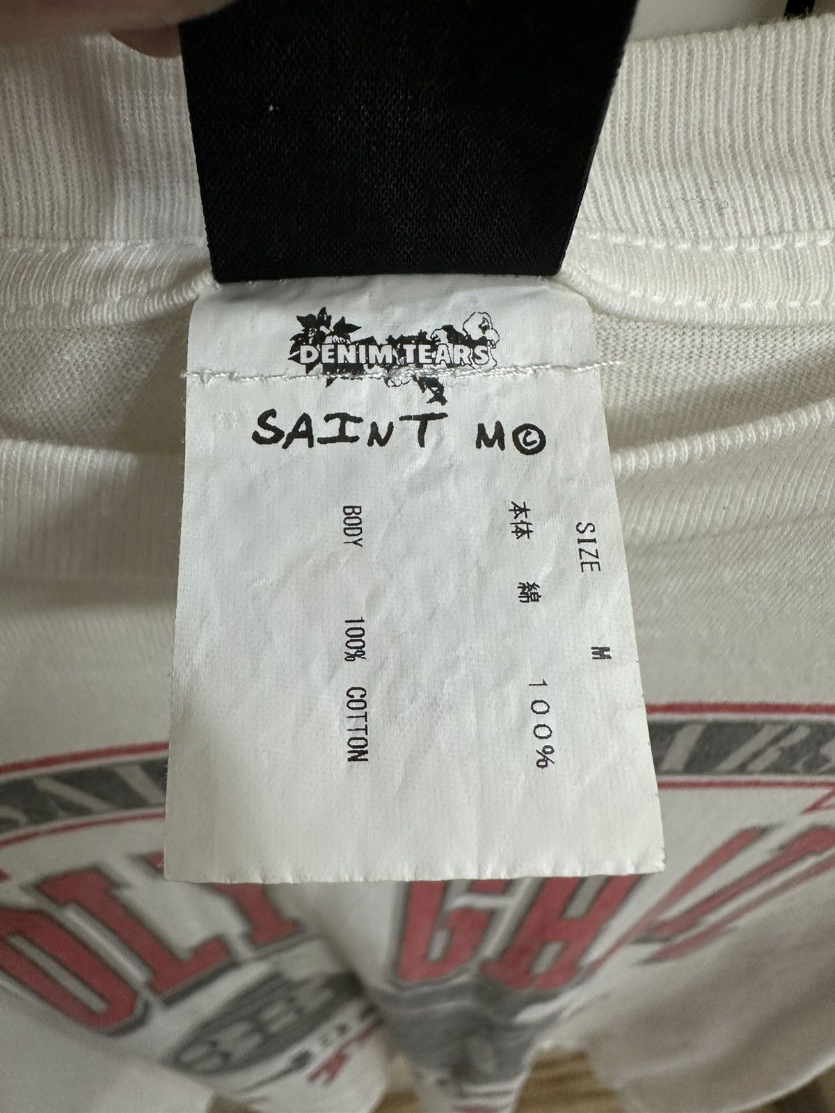 DENIM TEARS × Japanese Brand × Saint Michael (SOLD) Saint Mx6 x Denim Tears Tshirt Size US M / EU 48-50 / 2 - 3 Thumbnail