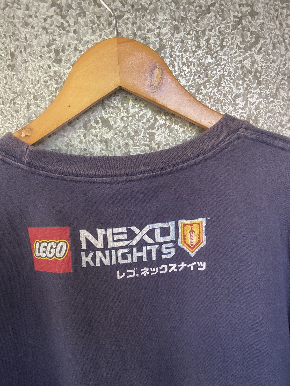Cartoon Network Lego X Nexo Knights t shirt sun faded blue Size US XL / EU 56 / 4 - 3 Thumbnail