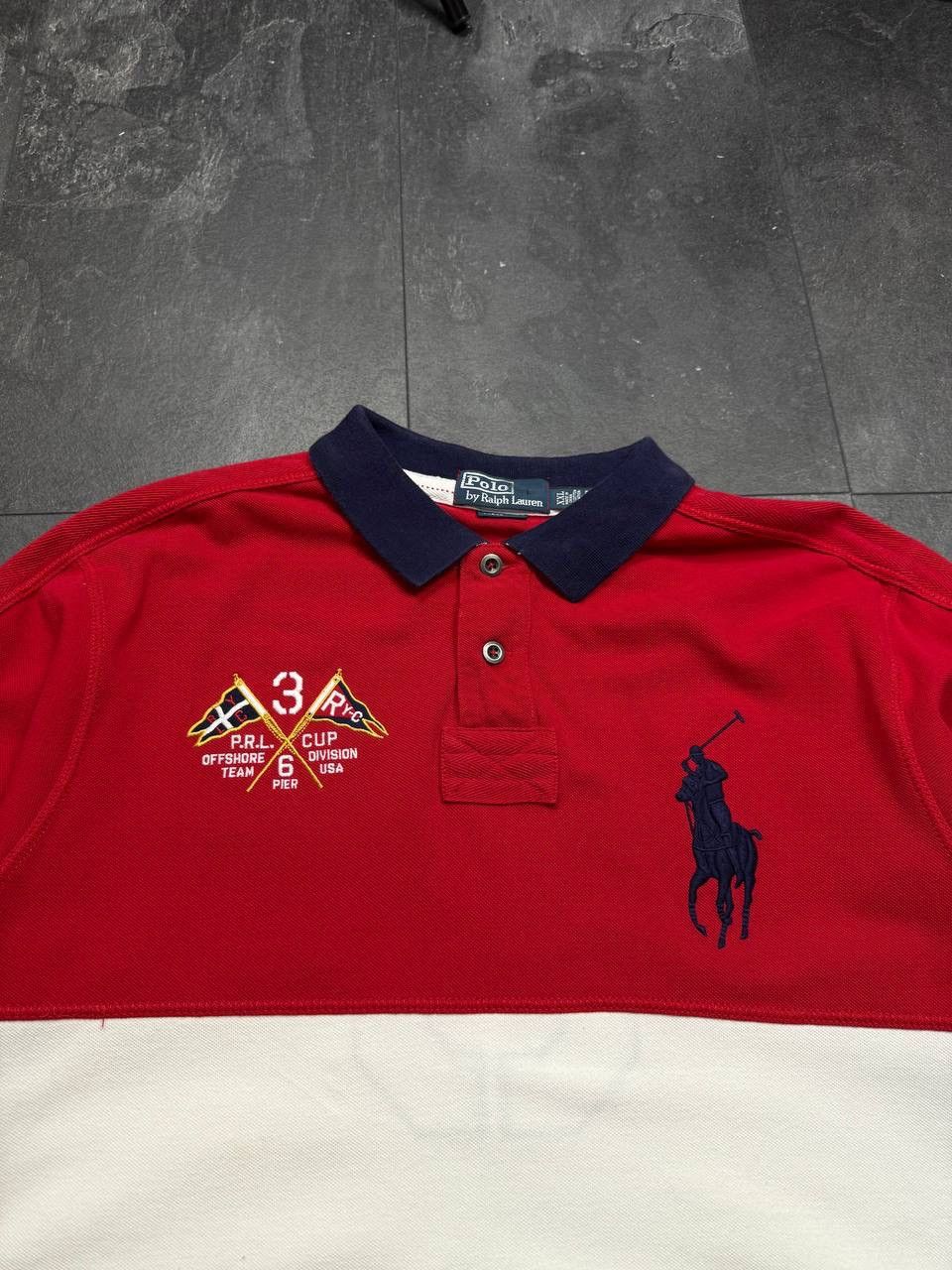 Polo Ralph Lauren Vintage Polo Ralph Lauren big logo United States polo Size US XXL / EU 58 / 5 - 3 Thumbnail