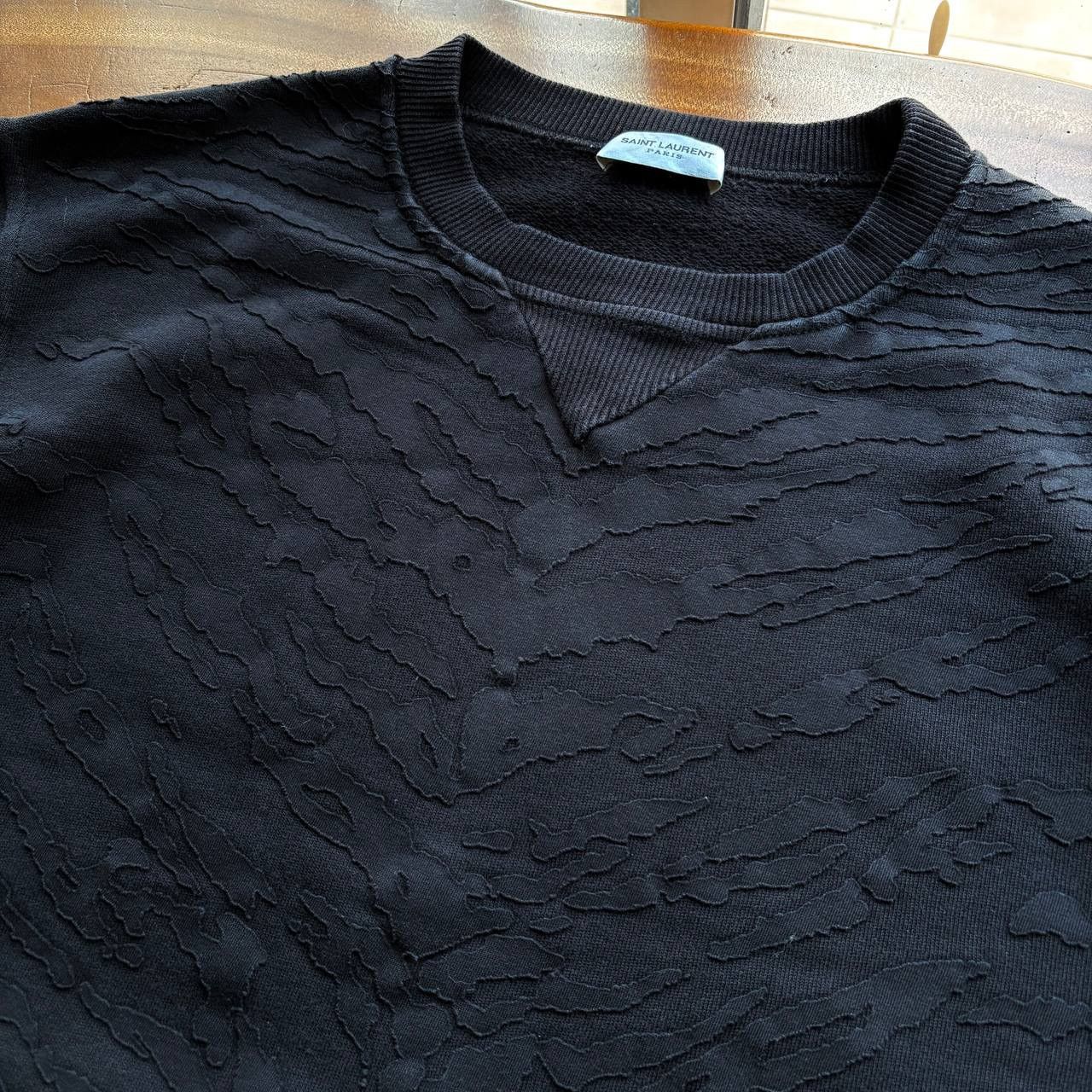 Saint Laurent Paris Saint Laurent Paris SS2014 Savage Zebra Black Sweatshirt Size US M / EU 48-50 / 2 - 5 Thumbnail