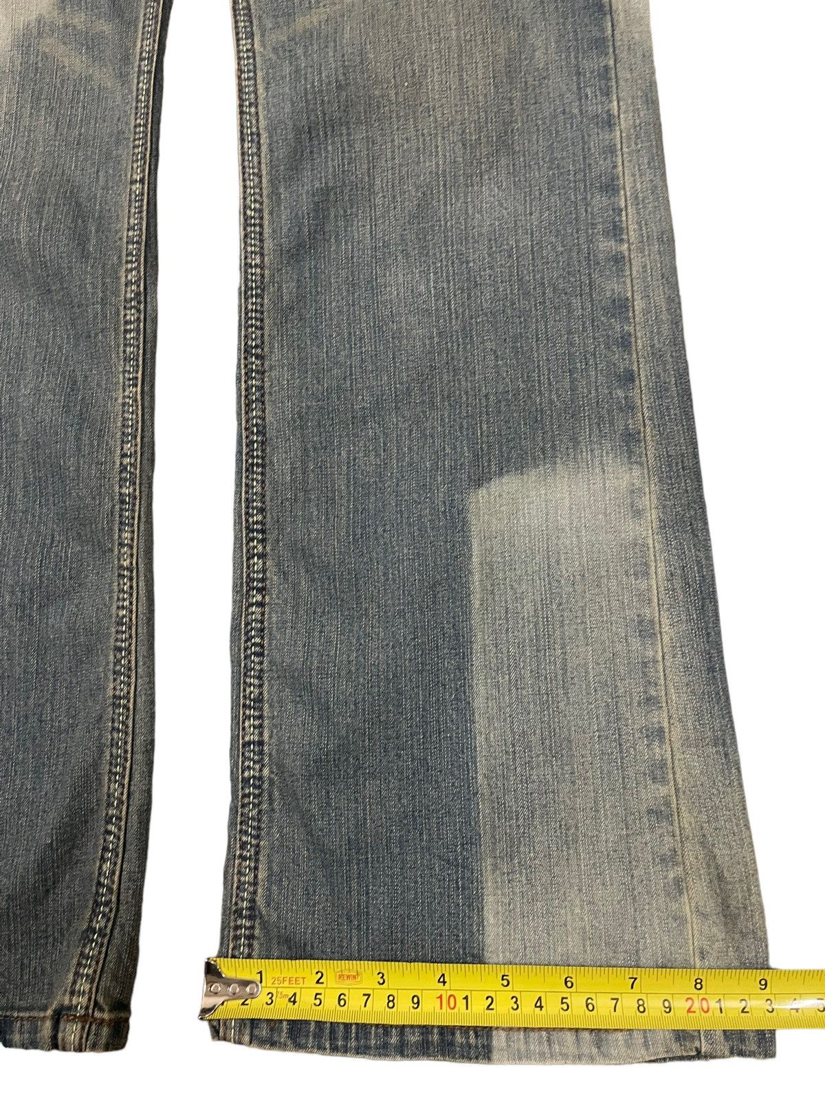 Hysteric Glamour Vintage Japanese Brand Faded Wash Style Bootcut Jeans Size US 30 / EU 46 - 16 Thumbnail