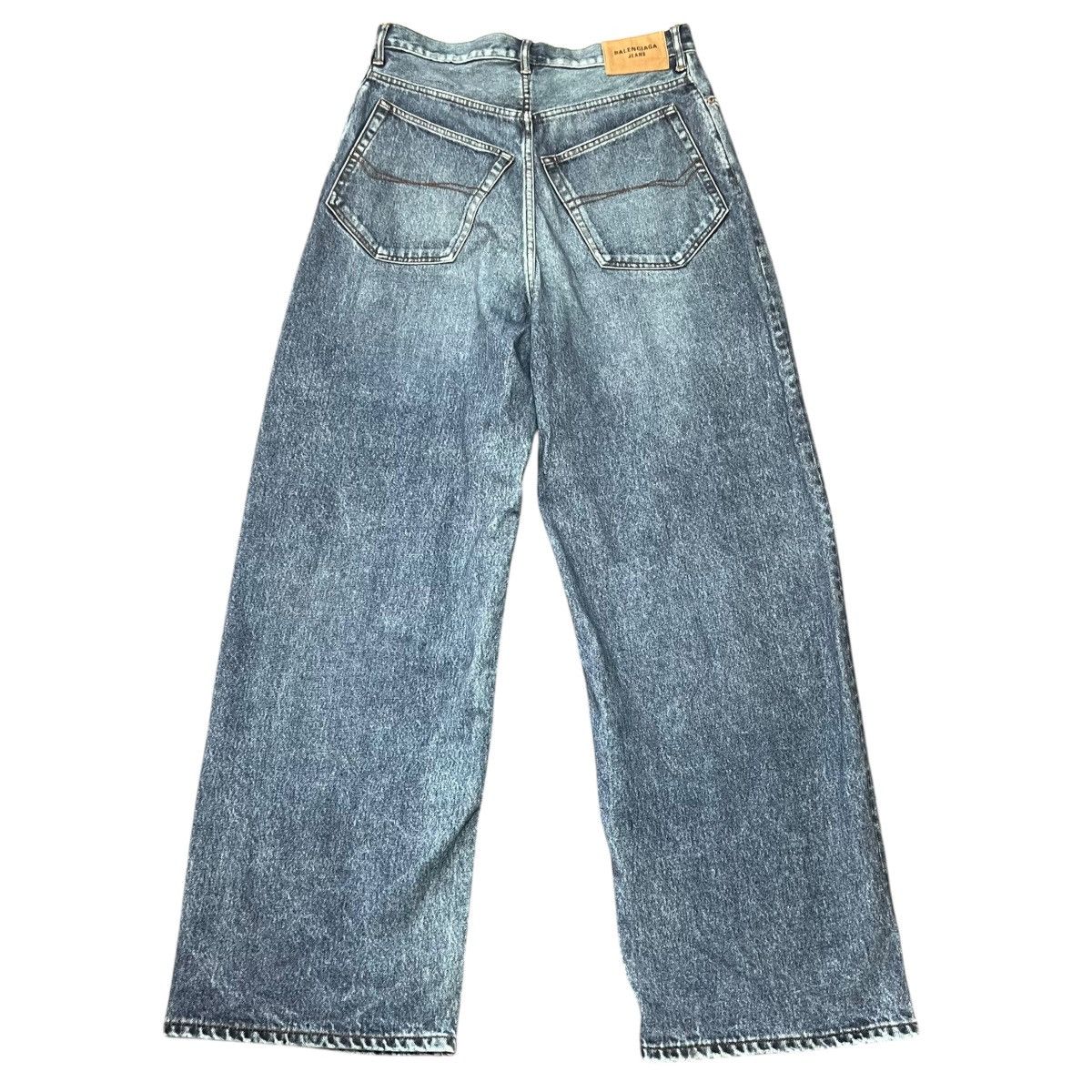 Balenciaga BALENCIAGA 2022AW Trompe-l’œil Heavy Cotton Jersey Denim Set Size US XS / EU 42 / 0 - 22 Thumbnail