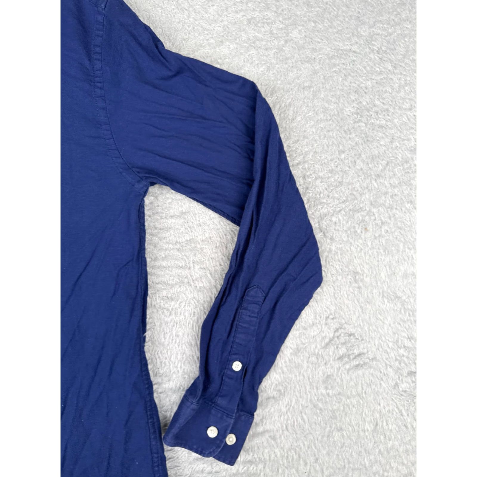 Tommy Hilfiger Tommy Hilfiger Button-Up Shirt Men 15 Blue Long Sleeve Cotton Regular Fit Size US M / EU 48-50 / 2 - 2 Thumbnail