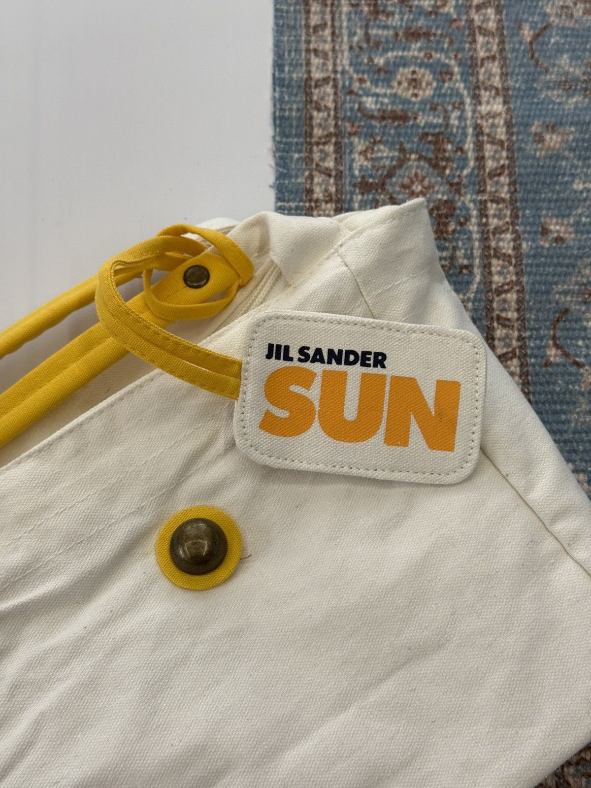Jil Sander Jil Sander Sun ☀️ Cotton Handle Small Bag Size ONE SIZE - 2 Thumbnail