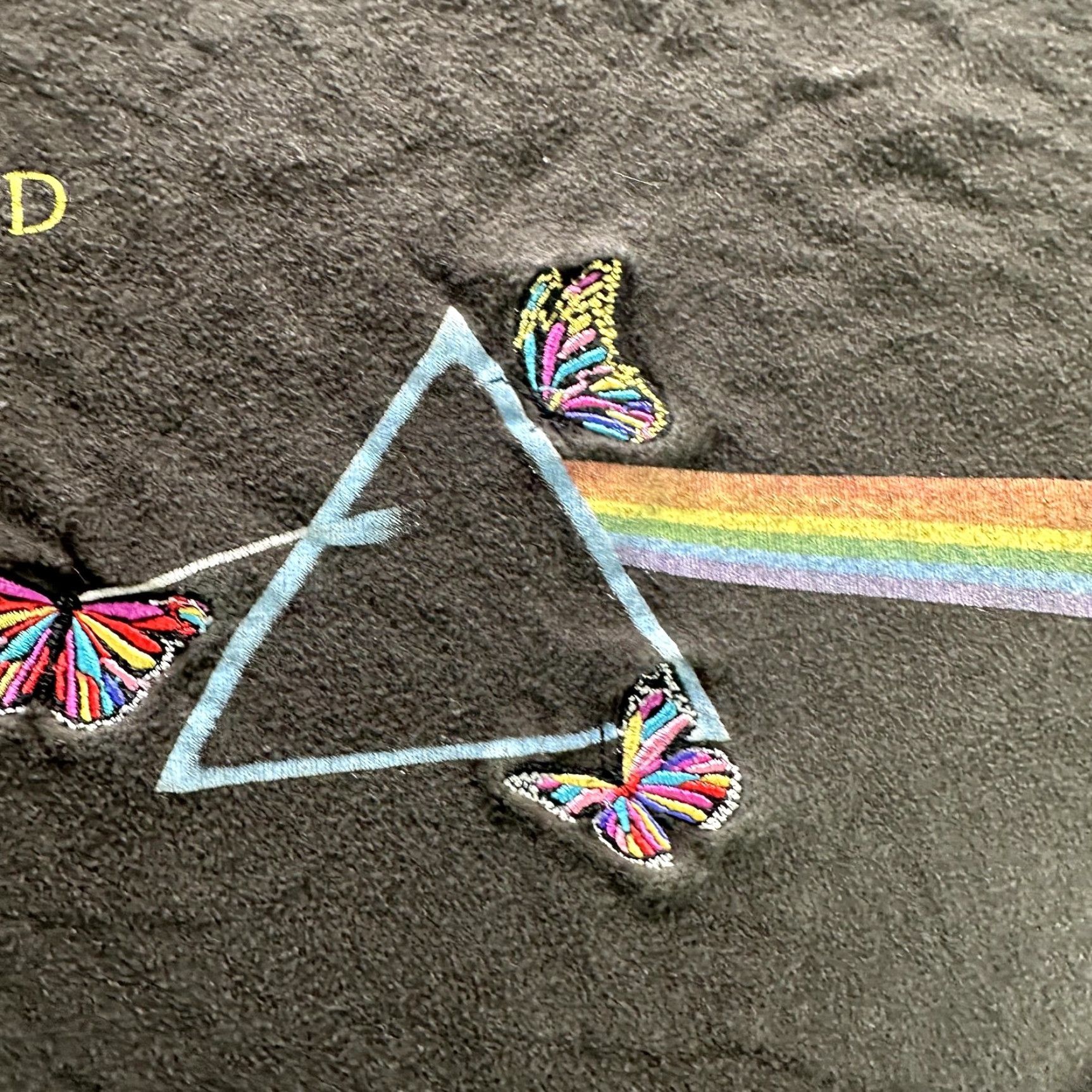 Cotton On Pink Floyd Shirt Womens Medium Black Cotton On Dark Side Butterfly Graphic Tee Size M / US 6-8 / IT 42-44 - 6 Thumbnail